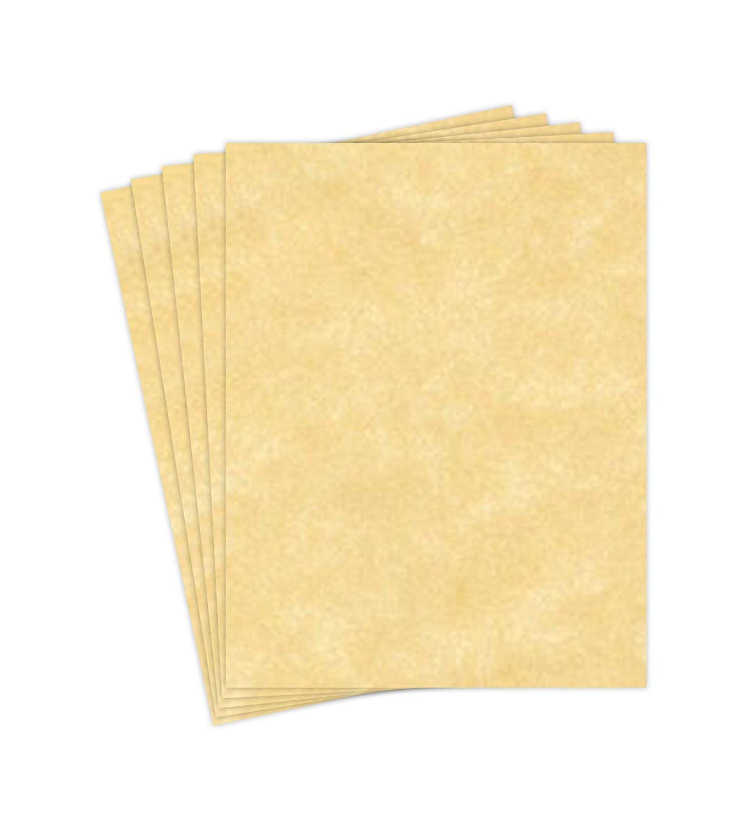 Champagne Stationery Parchment Paper - Ideal for Certificates, Menus, and Invitations | 24Lb Bond | 8.5 x 11 | 50 Sheets - Buy Online on GoSupps.com