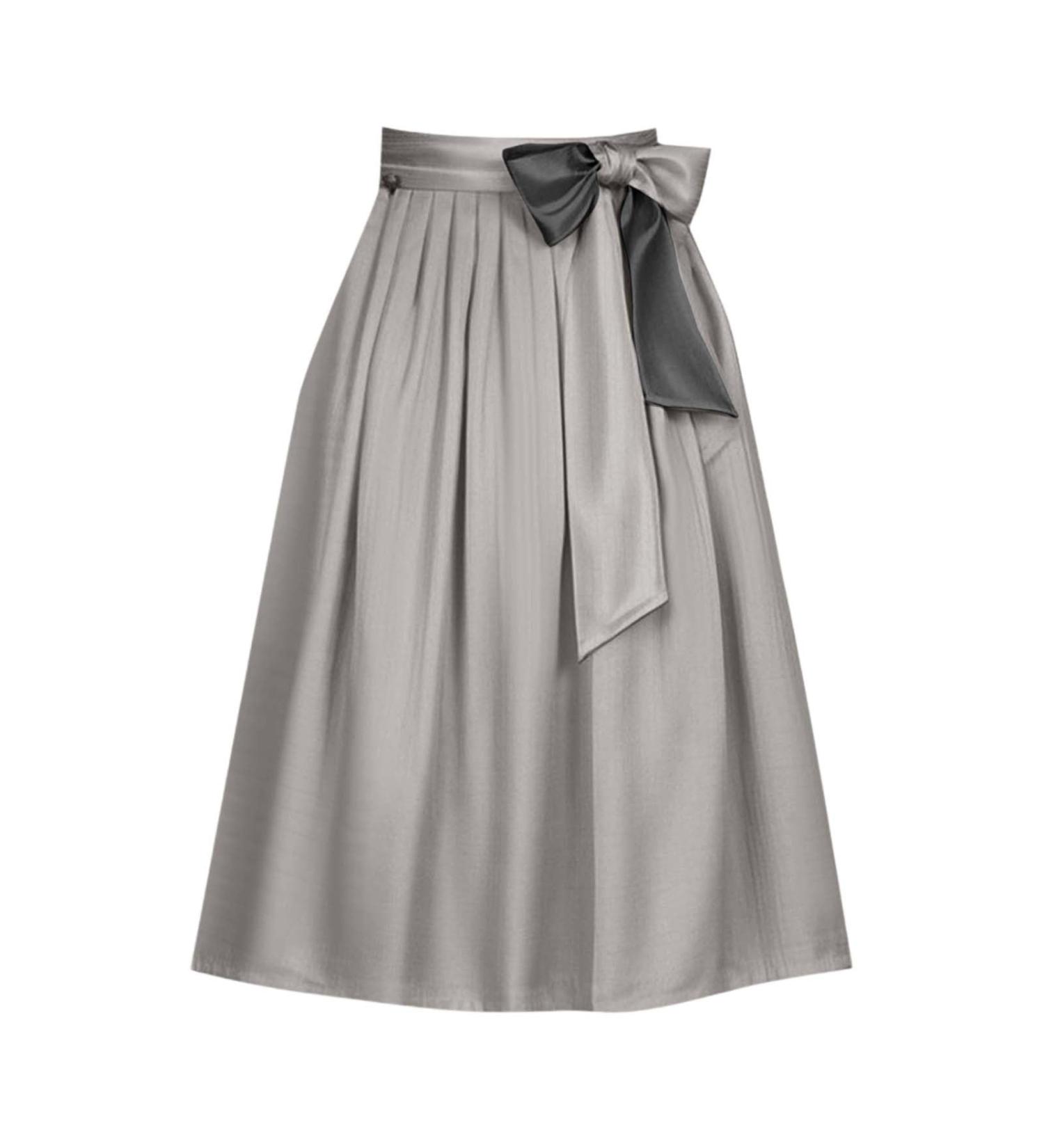 Jupe traditionnelle pour femme - Longueur genou - Ligne A - l gante jupe midi - Tablier d' t - Pour f te de la bi re - Swing - Vintage - Confortable - Jupe d' t pliss e - Costume de f te XL Gris - Buy Online on GoSupps.com