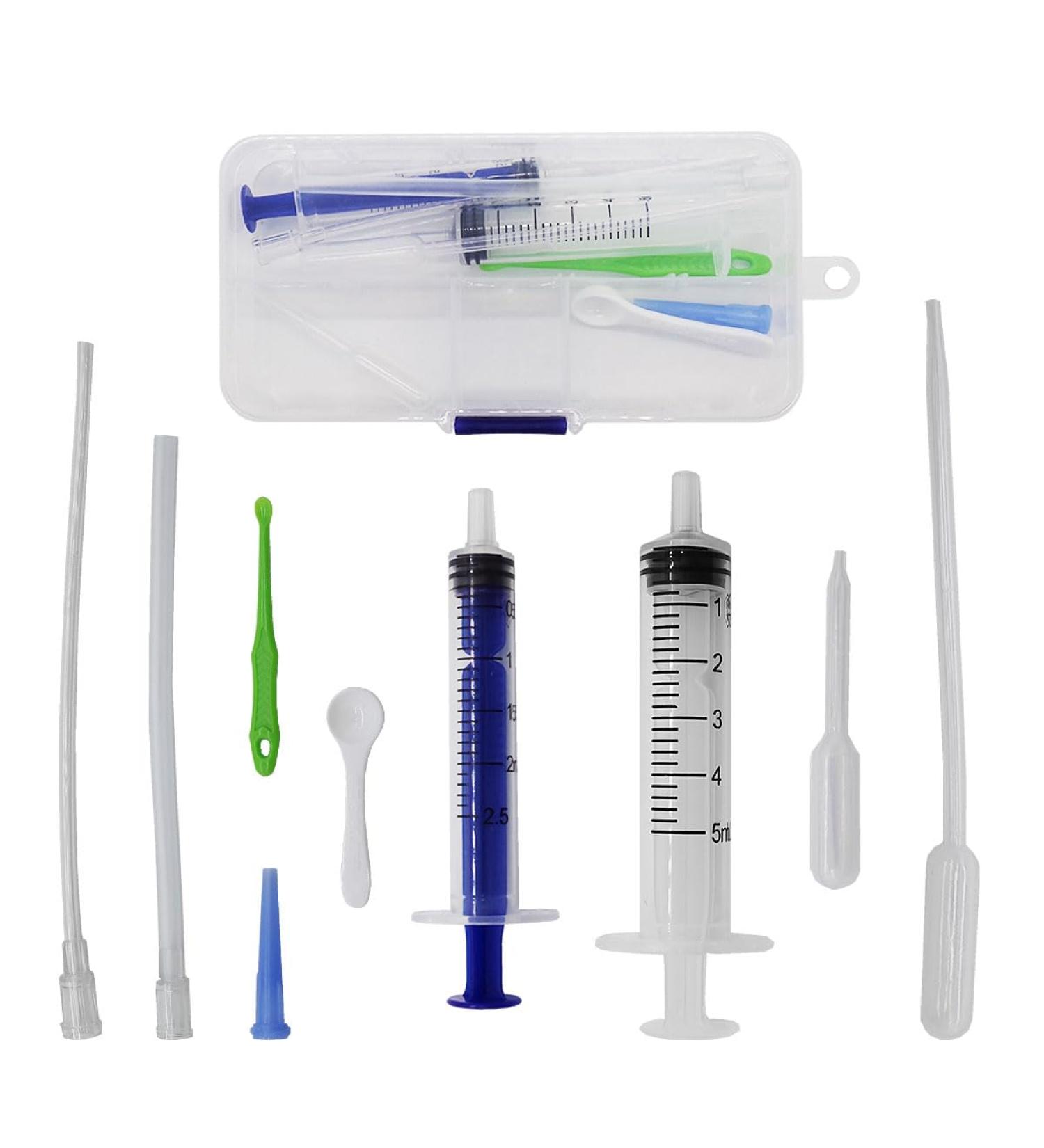 Baby Bird Gouldian Zebra Finch Canary Society Bird Pet Hand Rearing Feeding Syringes Crop Tubes (9Pcs) - Buy Online on GoSupps.com