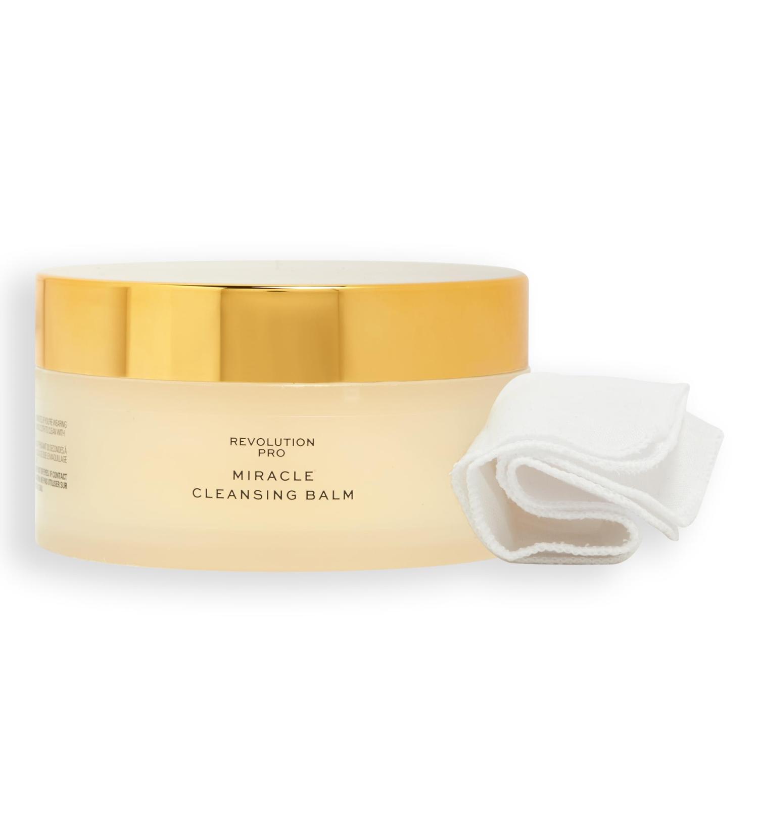 Revolution Pro Miracle Vegan Collagen Cleansing Balm Hydrating & Nourising Face Cleanser Vegan & Cruelty Free 100ml - Buy Online on GoSupps.com