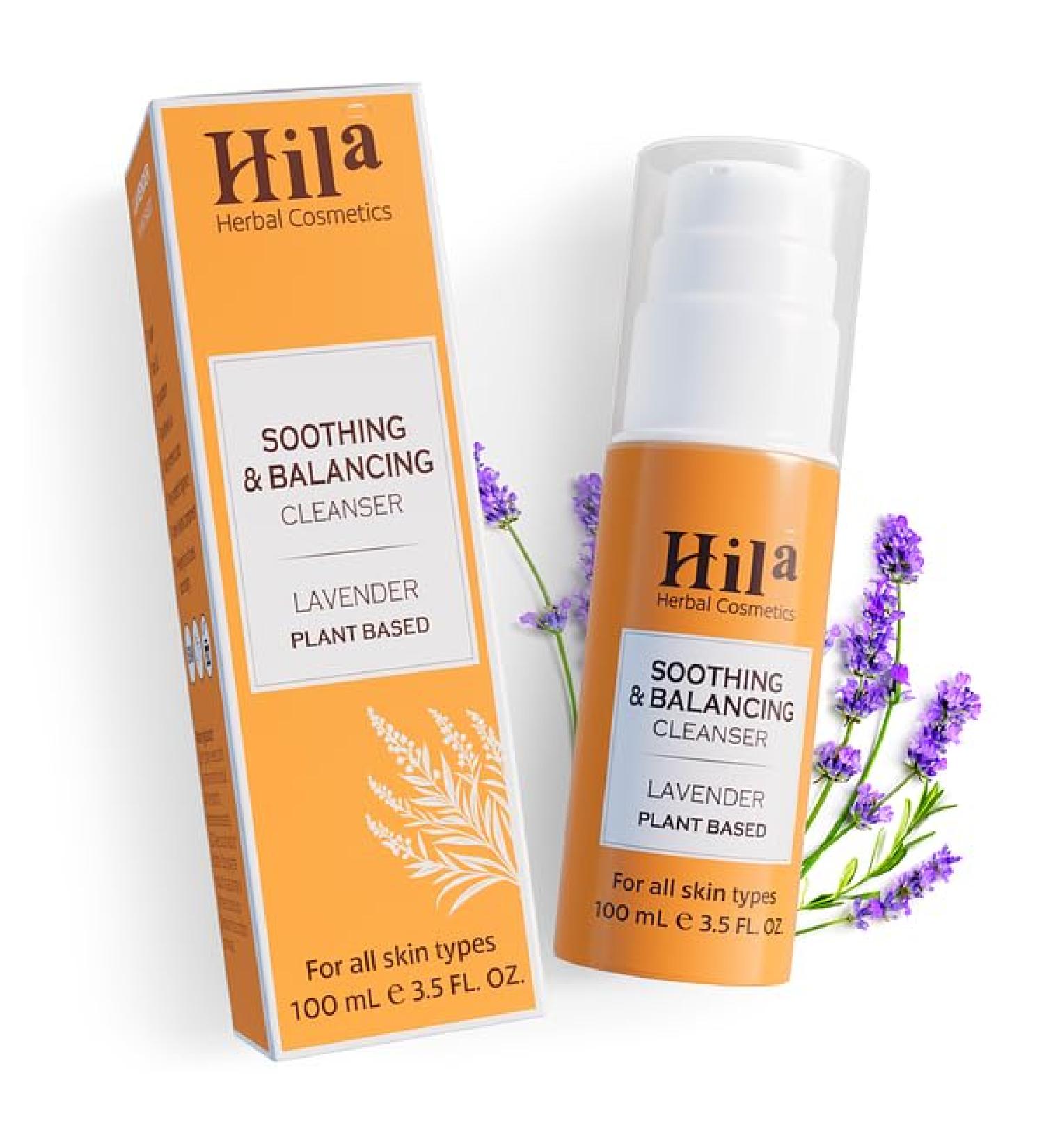 Lavender Balancing & Soothing Facial Soap | Non-Drying Deep Cleansing Face Wash for Acne-Prone Skin | 100ml - Buy Online on GoSupps.com