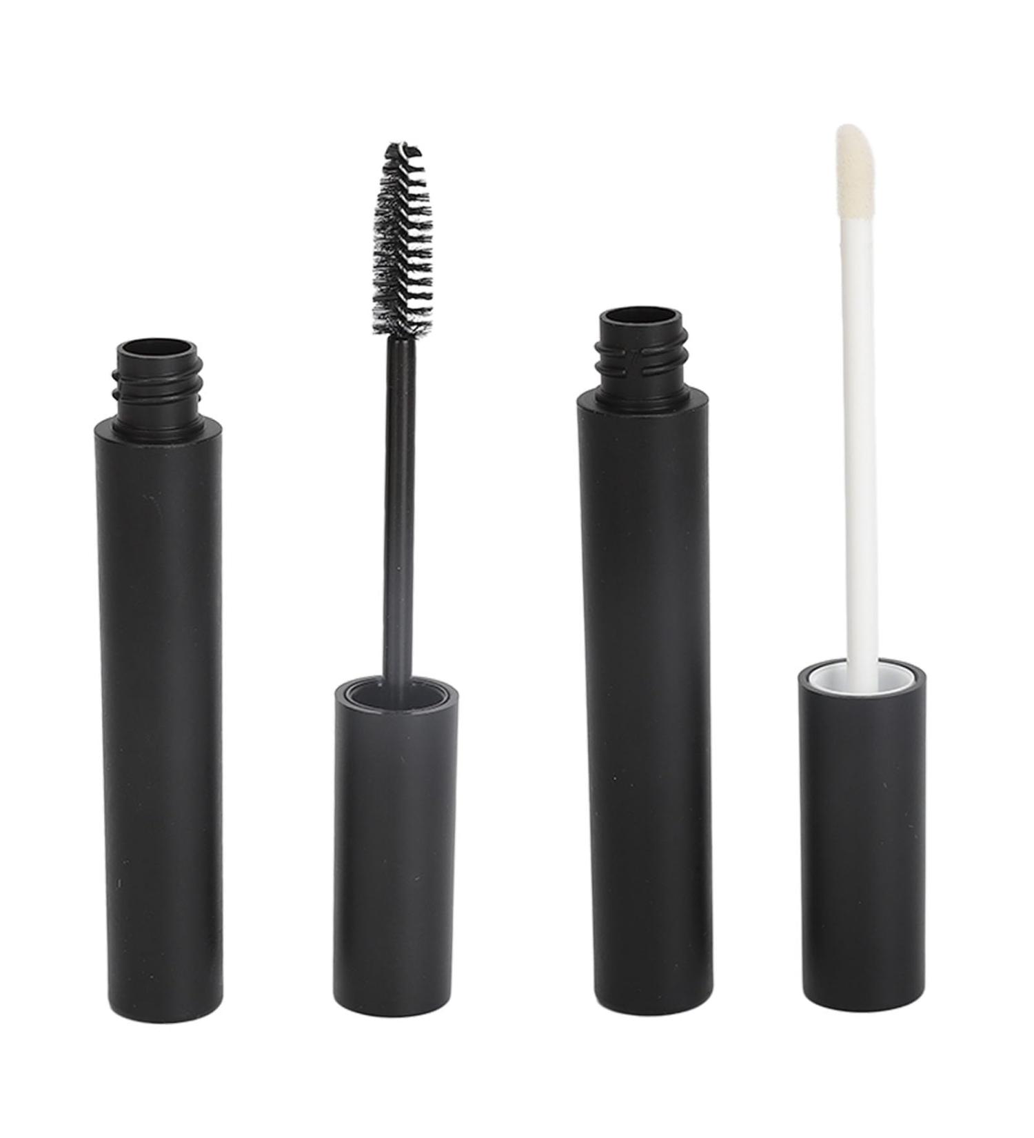Refillable Lip Gloss Tube Mascara Tube Set 12Pcs Soft Bristles Lightweight Portable Plastic Mascara Tube for Daily Travel Camping 4ml - Buy Online on GoSupps.com