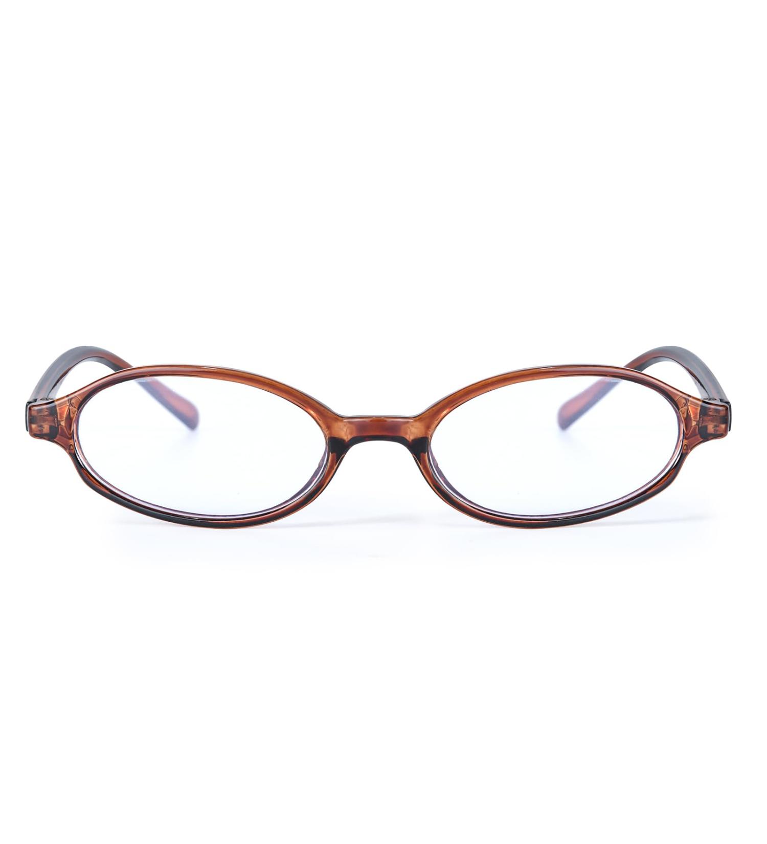 Buy Siphew Blue Light Filter Glasses Unisex Anti-Blue Light Round Glasses for PC Gaming | Stylish Brown Design - Buy Online on GoSupps.com