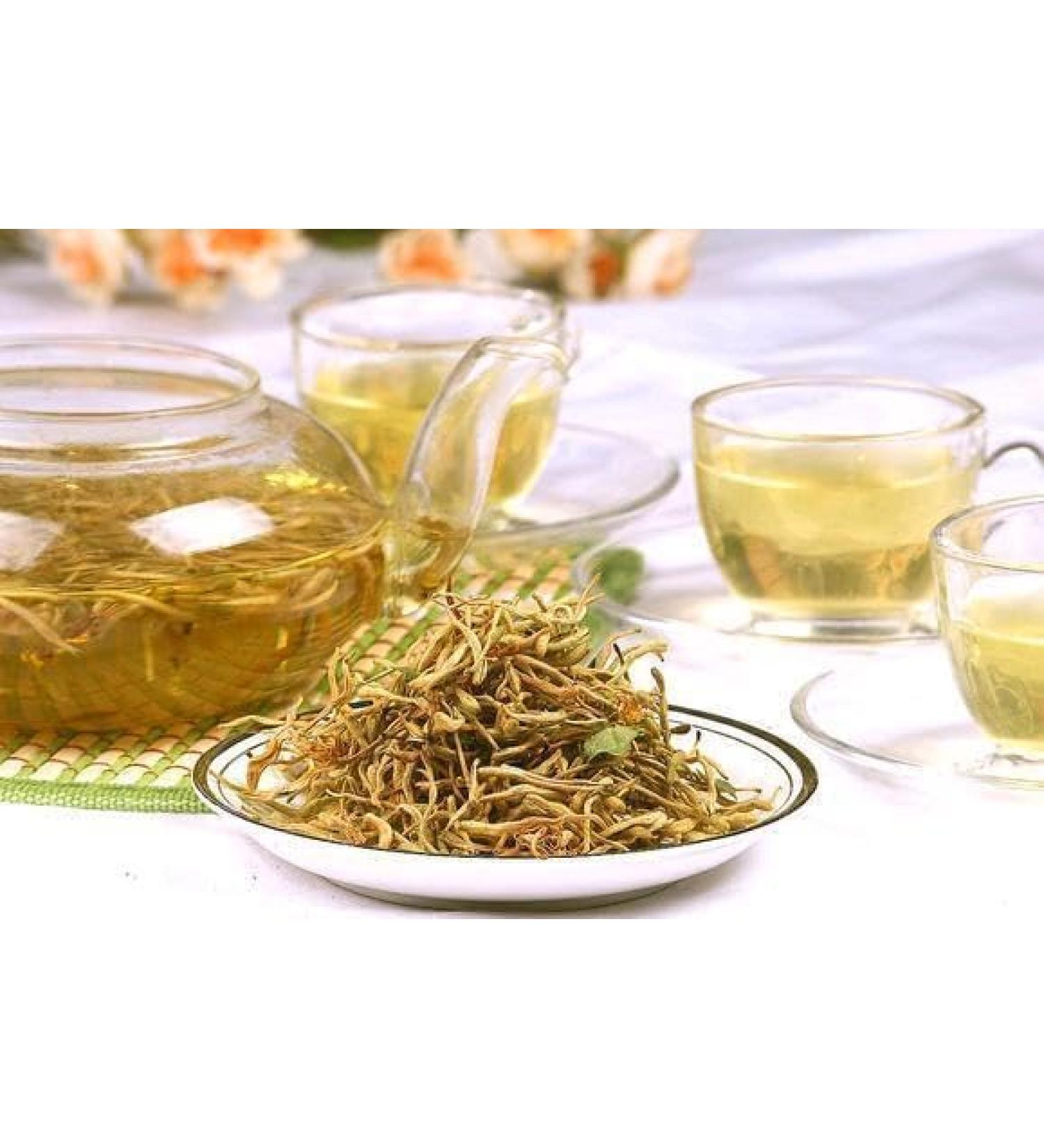 WENXUANSU: Precious honeysuckle flower 3 pound (1362 grams) special herbal tea from famous Himalayas - Buy Online on GoSupps.com