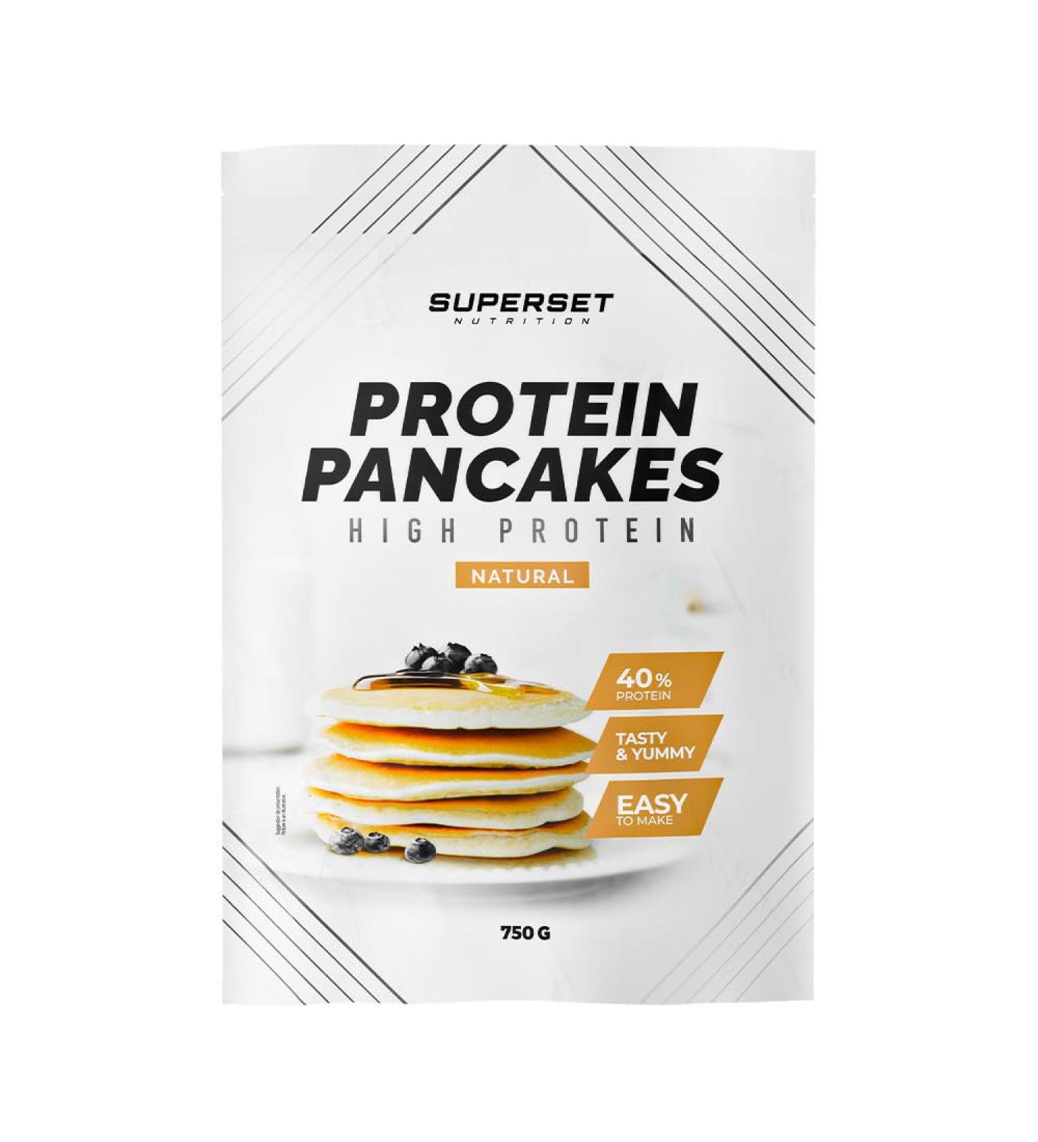 Superset Nutrition | Pancakes Proteines (750g) | Pancakes prot in s | Pr paration en poudre pour pancakes prot in s - Nature - Buy Online on GoSupps.com