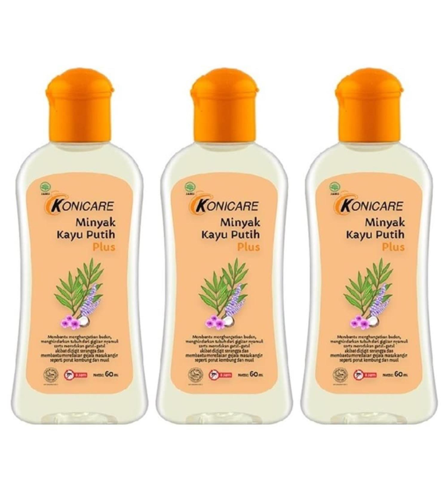 Konicare Minyak Kayu Putih Cajuput Oil Plus 60 ml (Pack of 3) - Buy Online on GoSupps.com