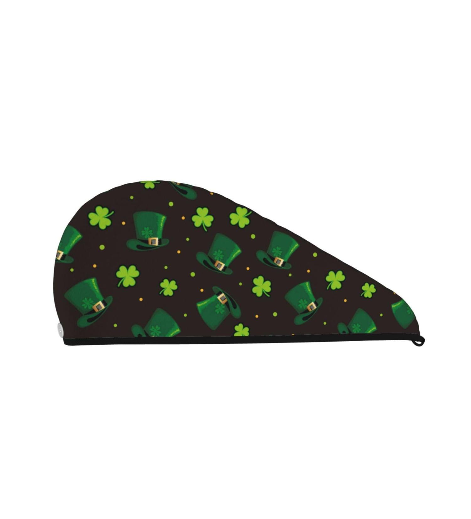 St. Patrick's Day Microfiber Hair Towel Wrap - Quick-Dry Hair Turban for Women & Girls - Buy Online on GoSupps.com