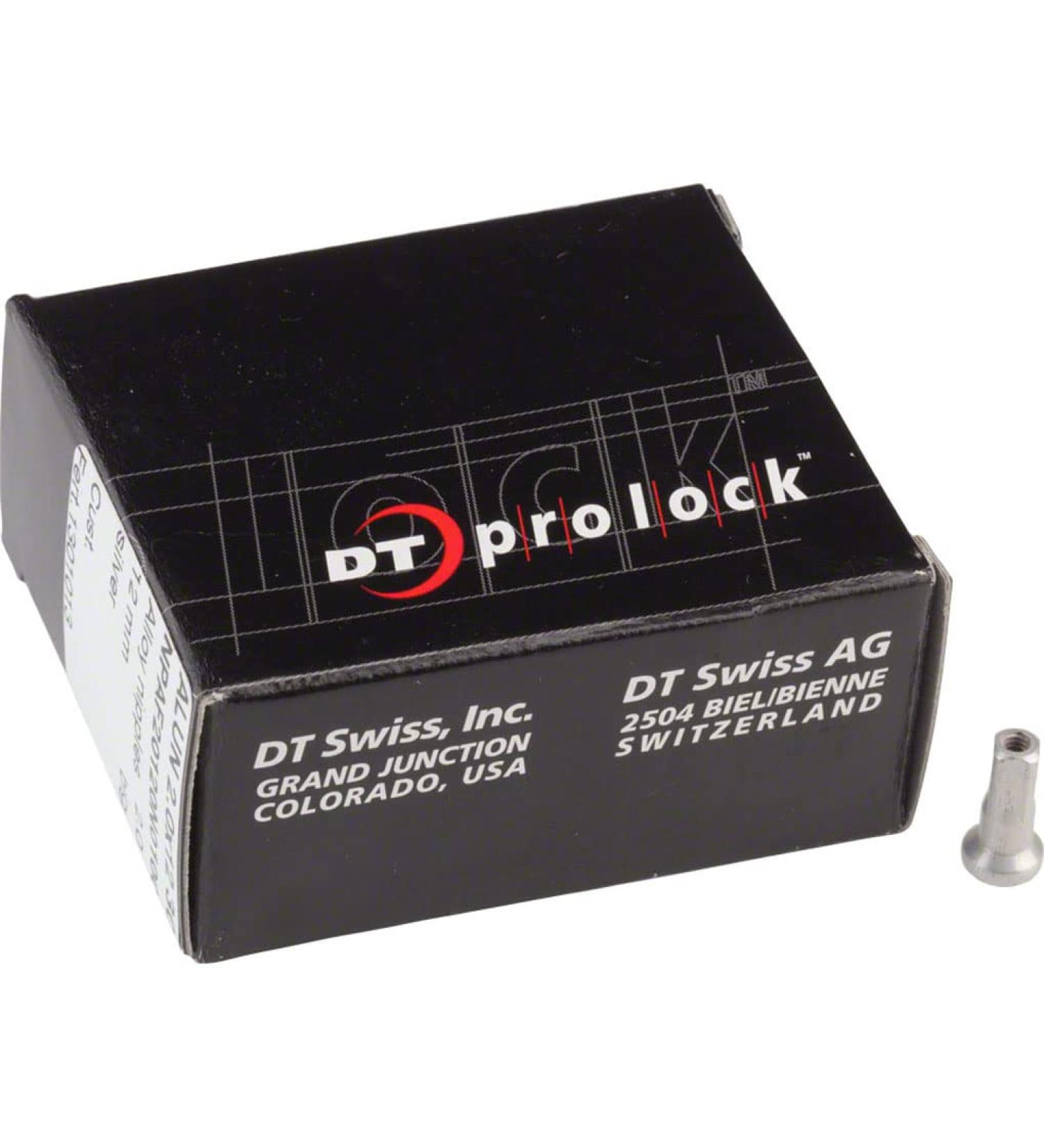 DT Swiss ProLock 2.0x12mm Hidden Nipples Alloy Box/100