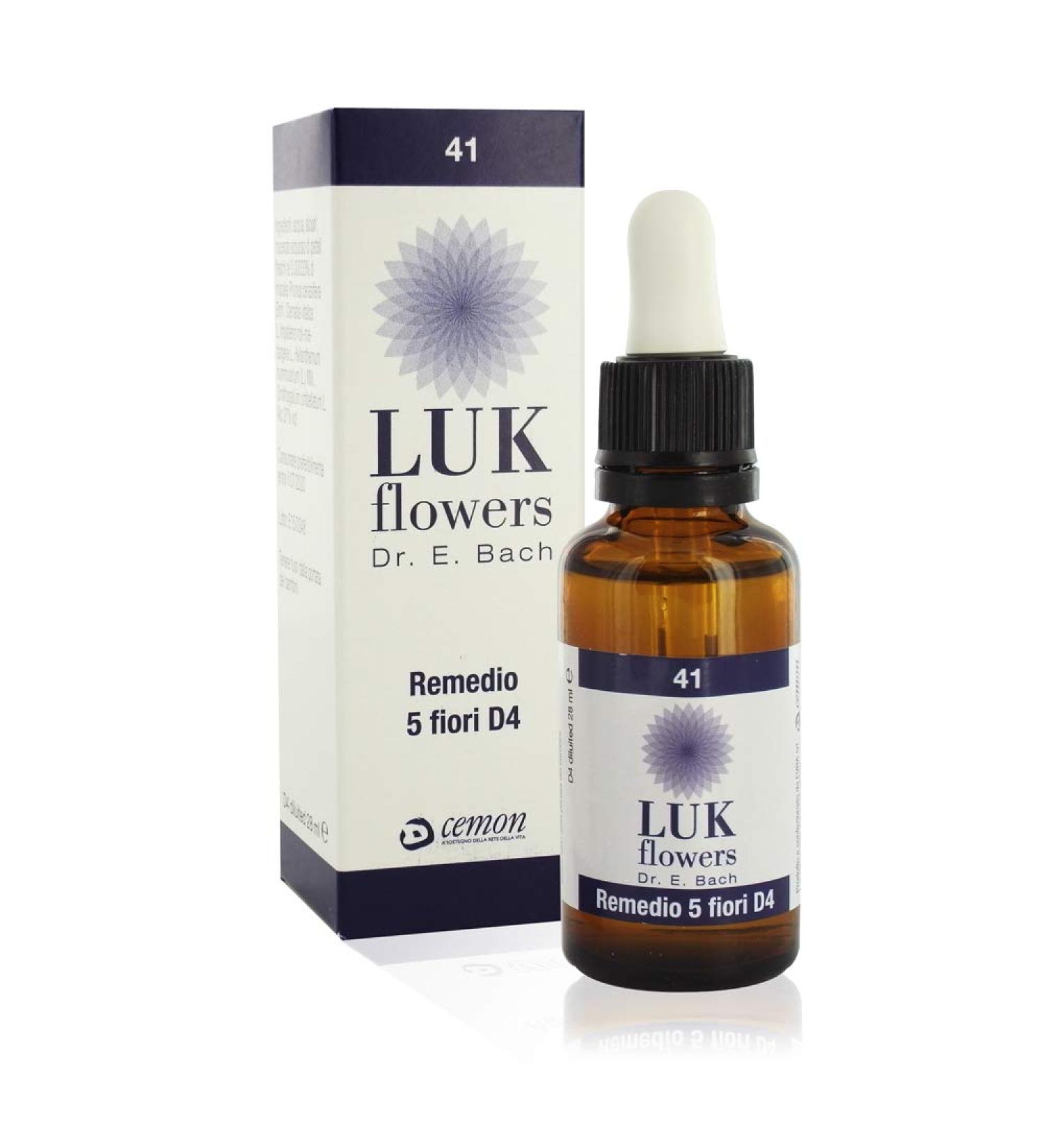 CEMON Dr. Edward Bach 5 Flowers (Rescue) Luk Flowers, Stock Bottle - 28ml
