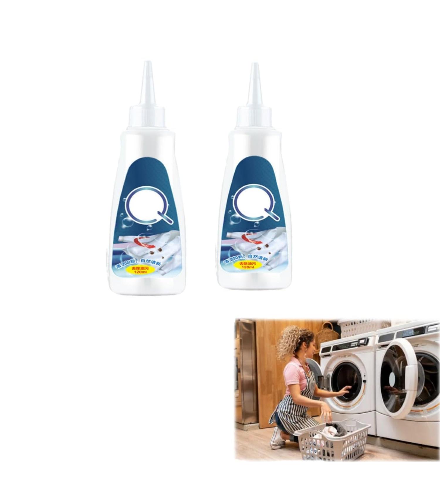 Elegant stain remover active enzyme laundry stain remover active enzyme stain remover laundry for fabric underarm stains clothing oil stain remover White2 - Buy Online on GoSupps.com