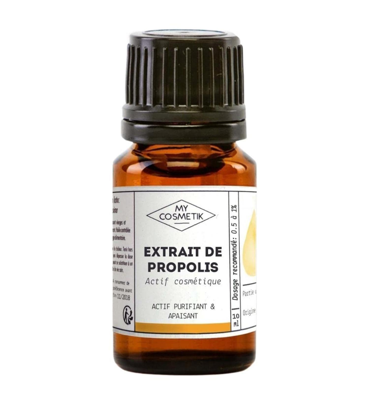 MY COSMETIK - Propolis Extract - Purifying and soothing cosmetic active ingredient - 100% natural origin - Made in France - 10 ml - Buy Online on GoSupps.com