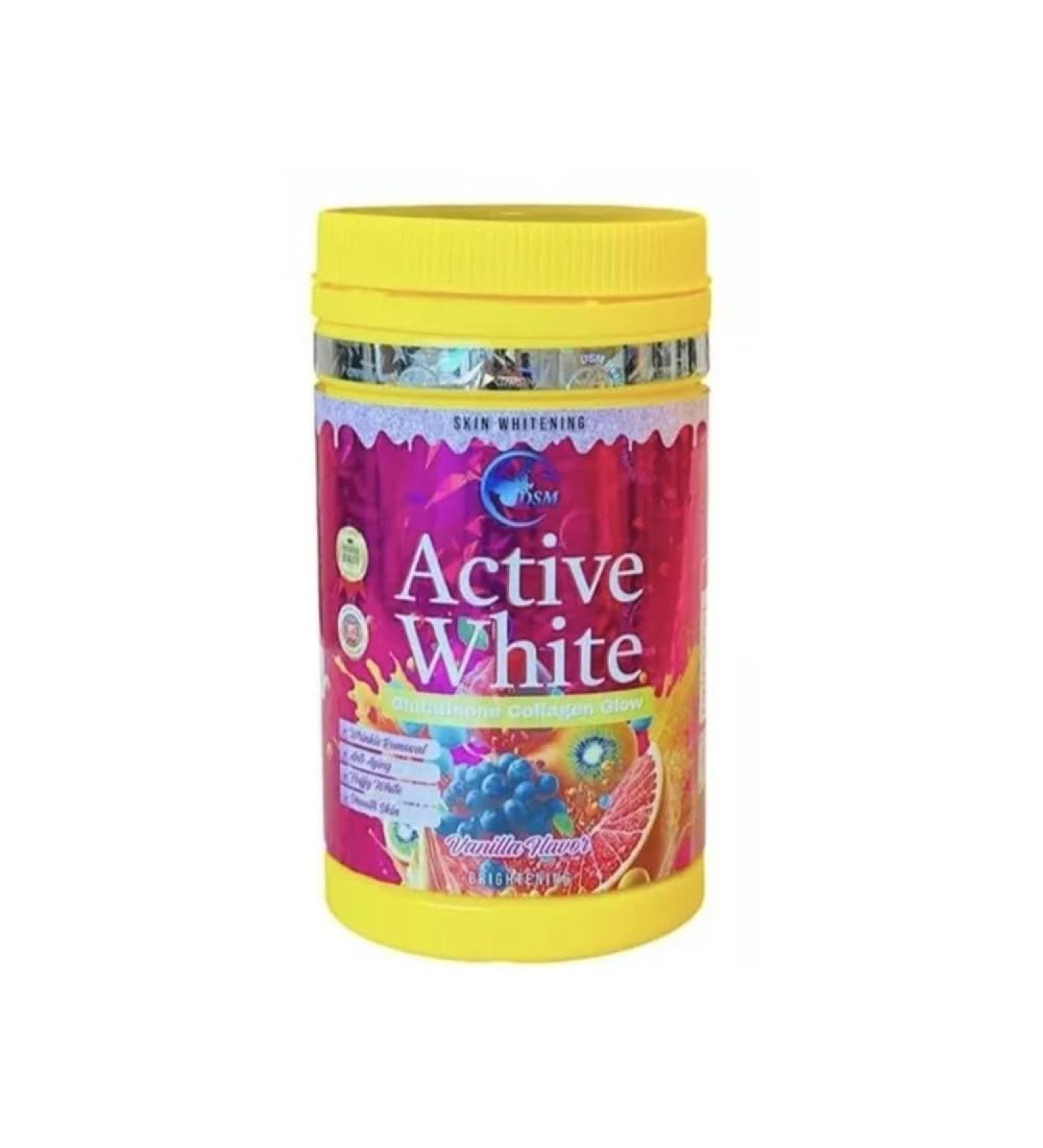 DSM Active White Skin Whitening Anti Aging Smooth & Shinny Face - Buy Online on GoSupps.com