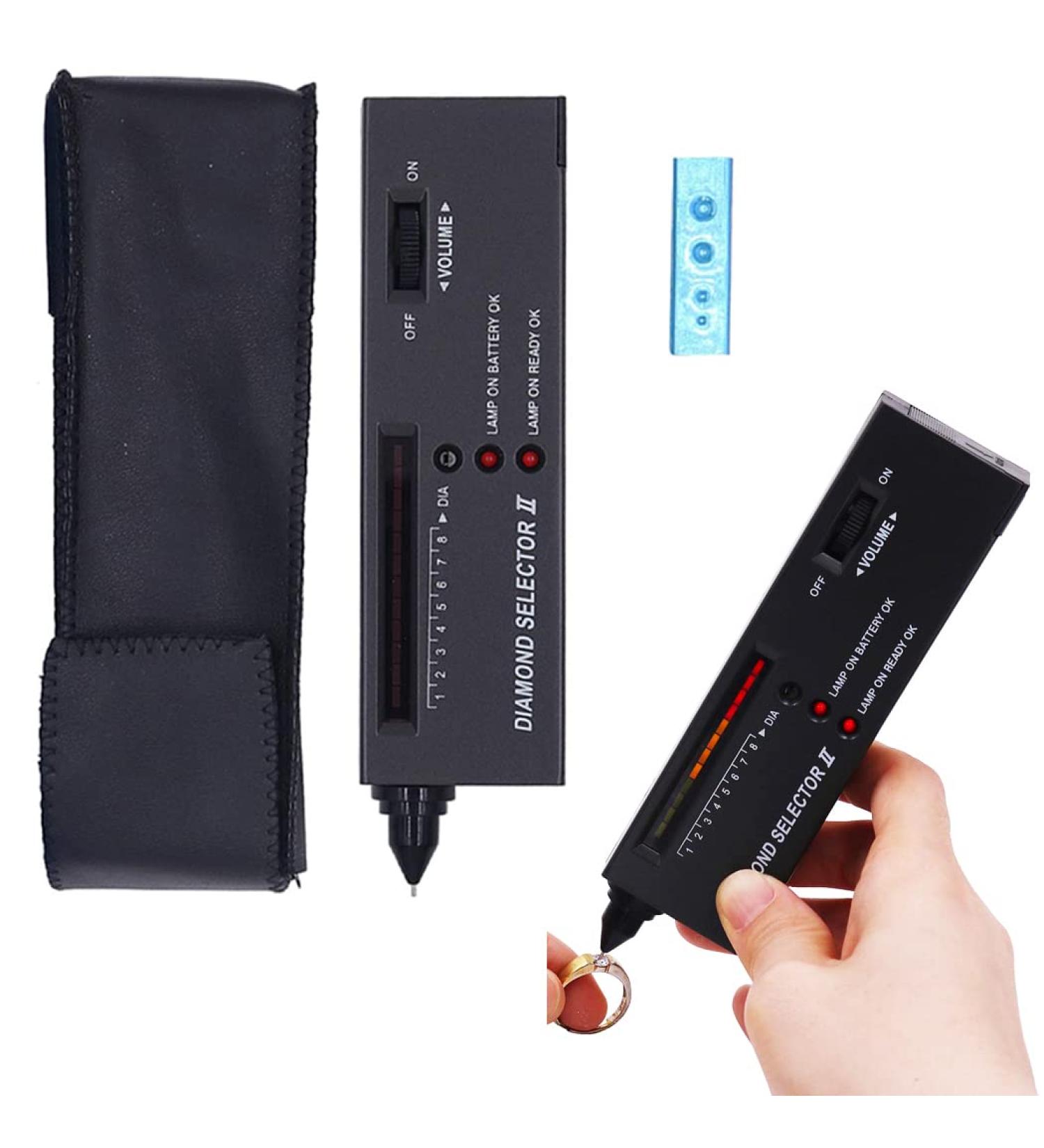 PHYHOO High Accuracy Jewelers Diamond Tester | Professional Diamond Selector II for Testing Gems | Novice & Expert Tool - Buy Online on GoSupps.com