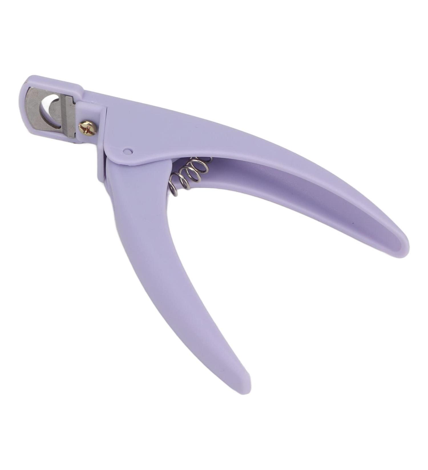 Professional Acrylic Nail Clippers - Purple | Home Salon Beauty DIY - Buy Online on GoSupps.com