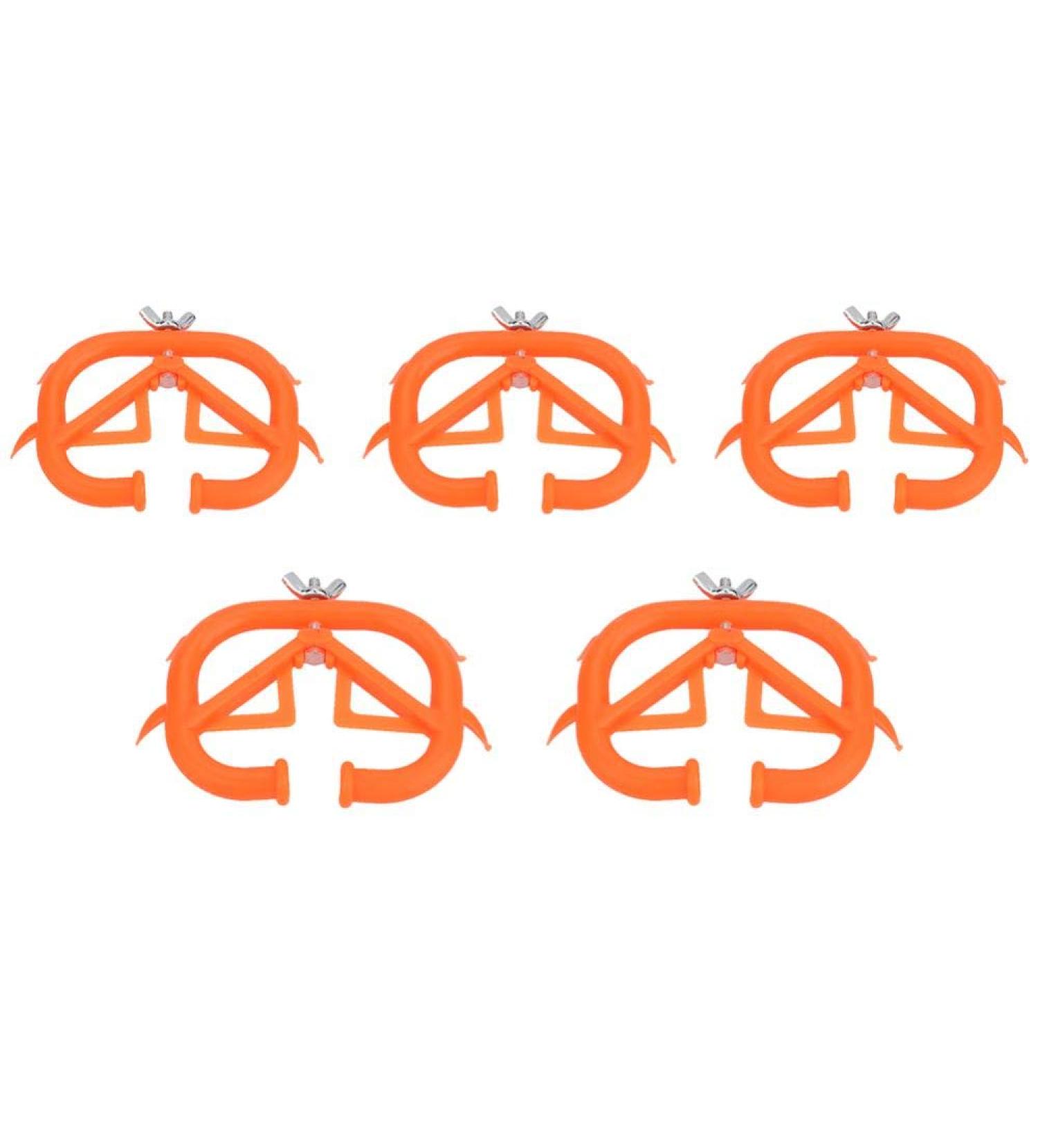 VINGVO Calf Nose Weaning Ring - 5 Pcs Plastic Spiked Rings to Prevent Suckling | Ideal for Calf Weaning - Buy Online on GoSupps.com