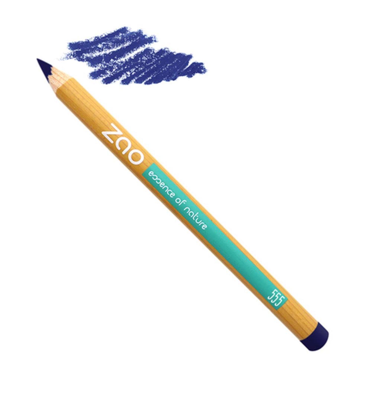 Zao – Bambus Pencil Eyes, Lips & Eyebrows 555 (Blue) - 1.14 g