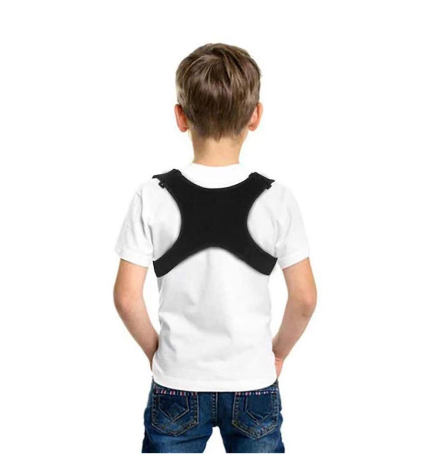 Boys Girls Adjustable Posture Corrector Back Support Children Shoulder Belt Rectify Straighten Correction Pain Relief Beauty Kid - Buy Online on GoSupps.com