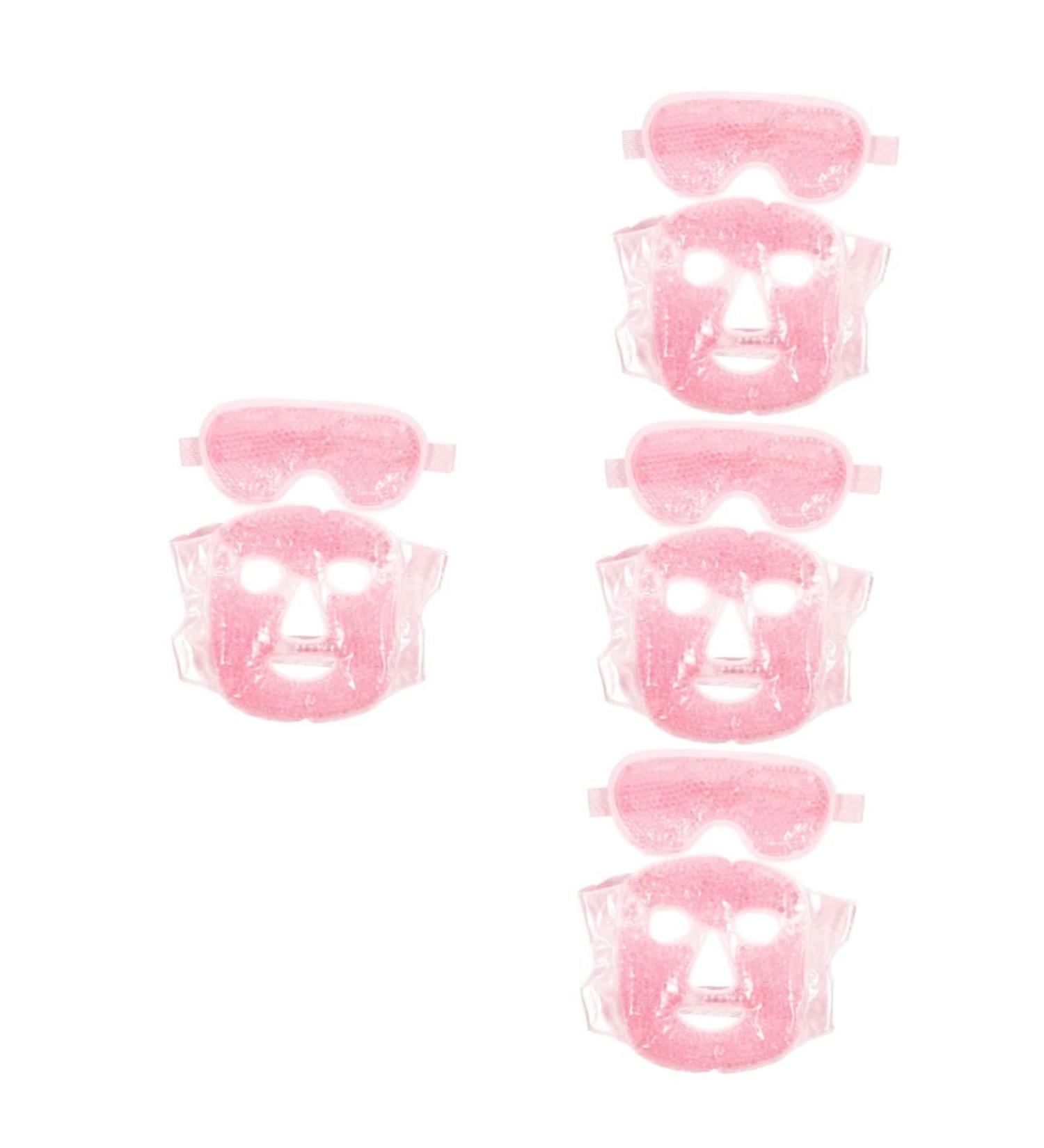 BESPORTBLE Hot Compress Masks 4 Sets Beauty Reusable Eye Puffiness Cold Compress Eye Eye Puffy Cooling Sleepmask Eye Heated Facial Eye Pink Cold Cosmetic Facial Cooling Masks - Buy Online on GoSupps.com