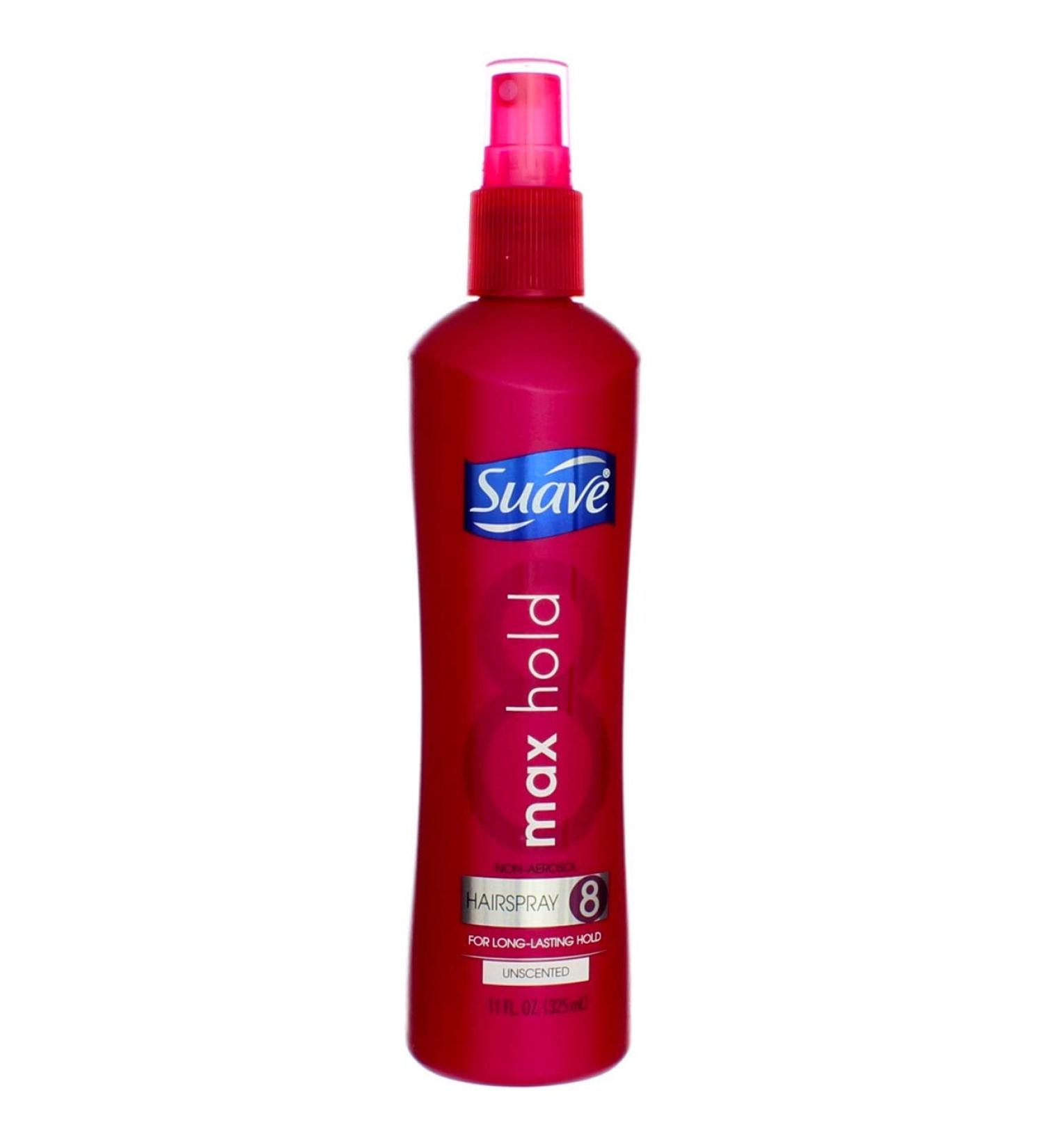 Suave Max Hold Non Aerosol Hairpsray Unscented 11 oz (Pack of 5) Unscented 11 Ounce (Pack of 5) - Buy Online on GoSupps.com