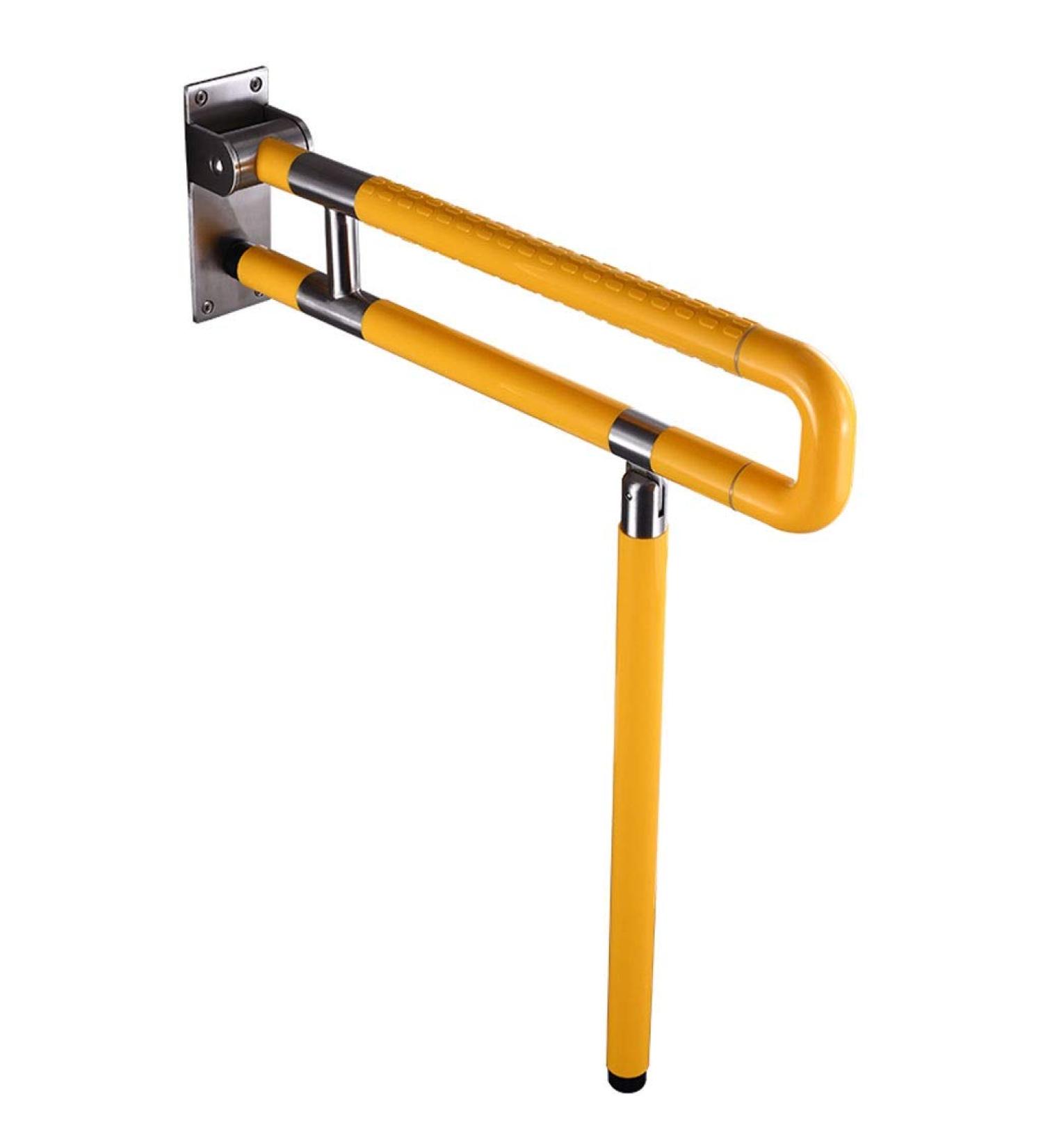 Bathroom Grab Bar Safety Support Rail Foldable Grab Bars For Bathroom Safety Flip Up Bathroom Grab Bar With Grip Toilet Rail With A - Buy Online on GoSupps.com