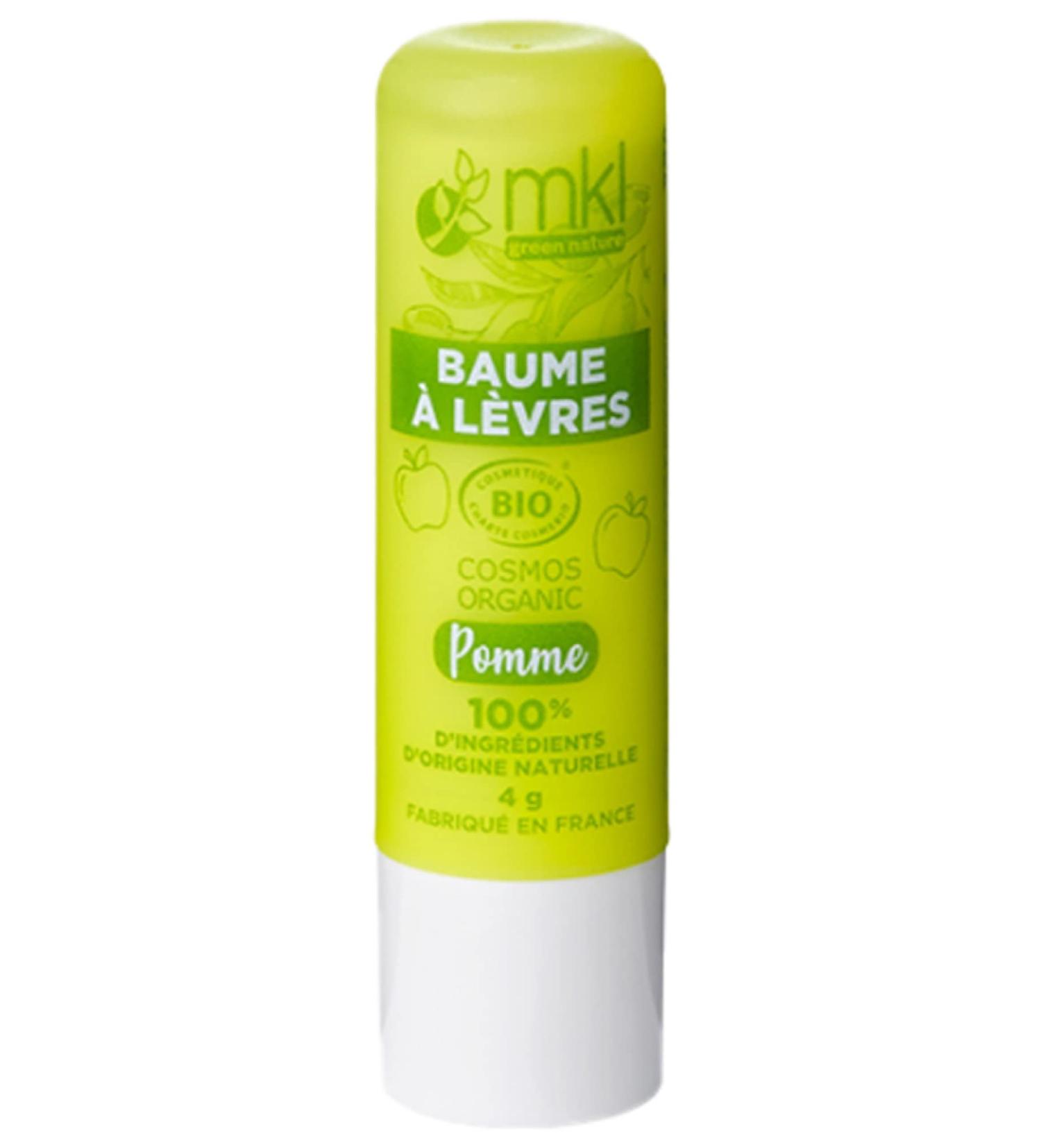 MKL Green Nature Lips Balm Organic 4g - Apple