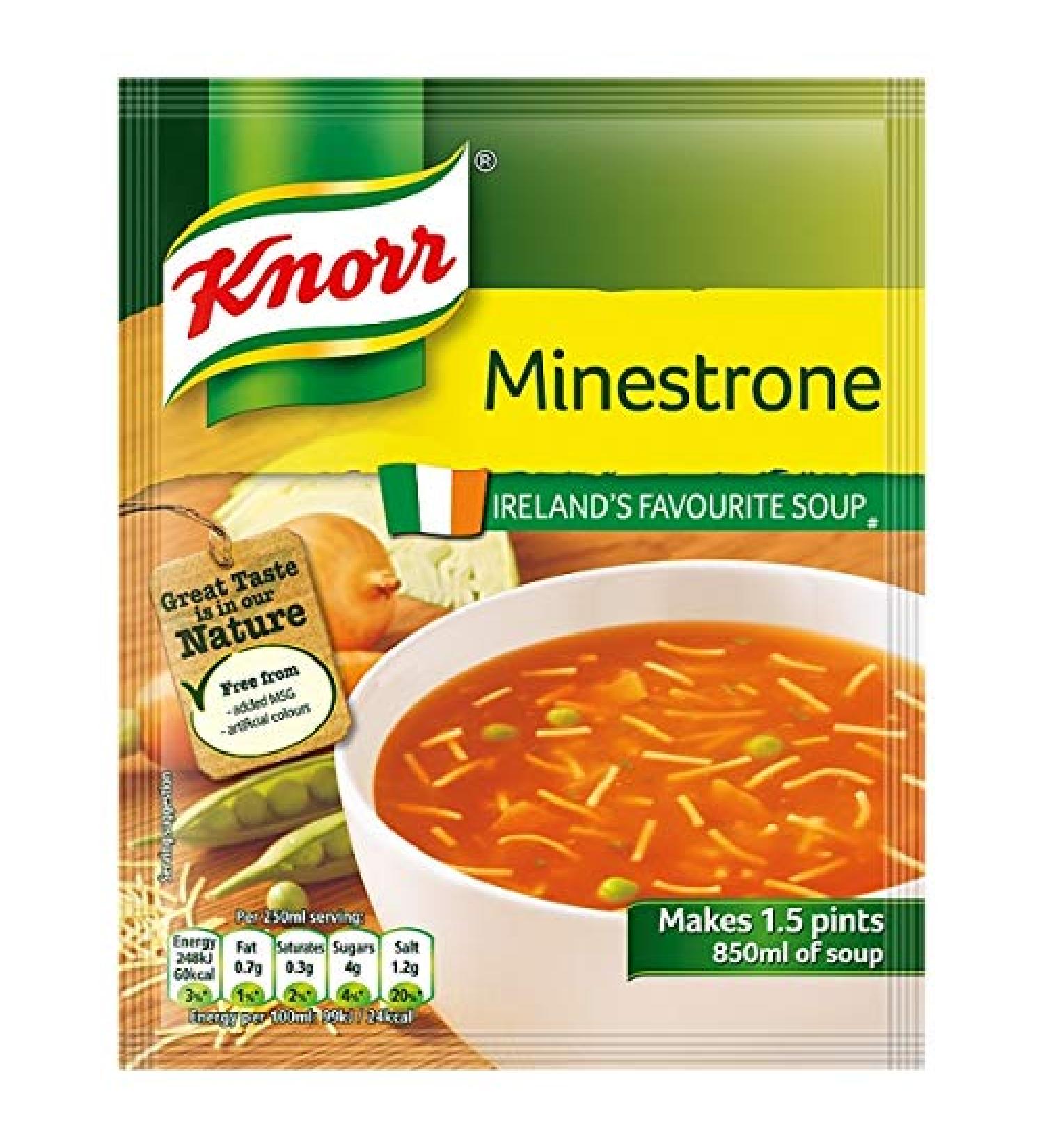 Knorr Minestrone Soup Mix 59G Minestrone 850 ml (Pack of 1)