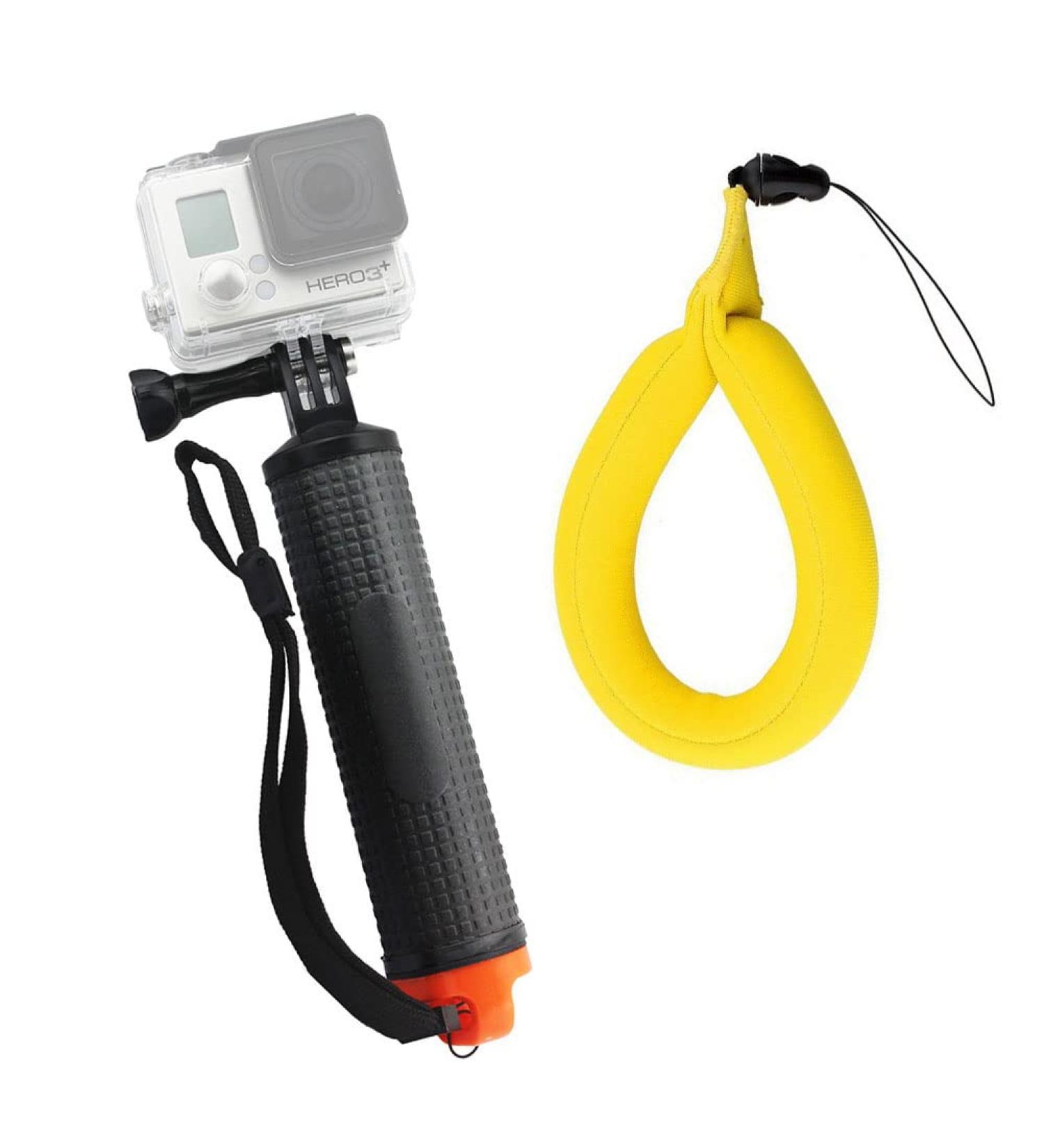 Harwerrel Waterproof Floating Hand Grip for GoPro & Action Cameras + Float Strap - Buy Online on GoSupps.com