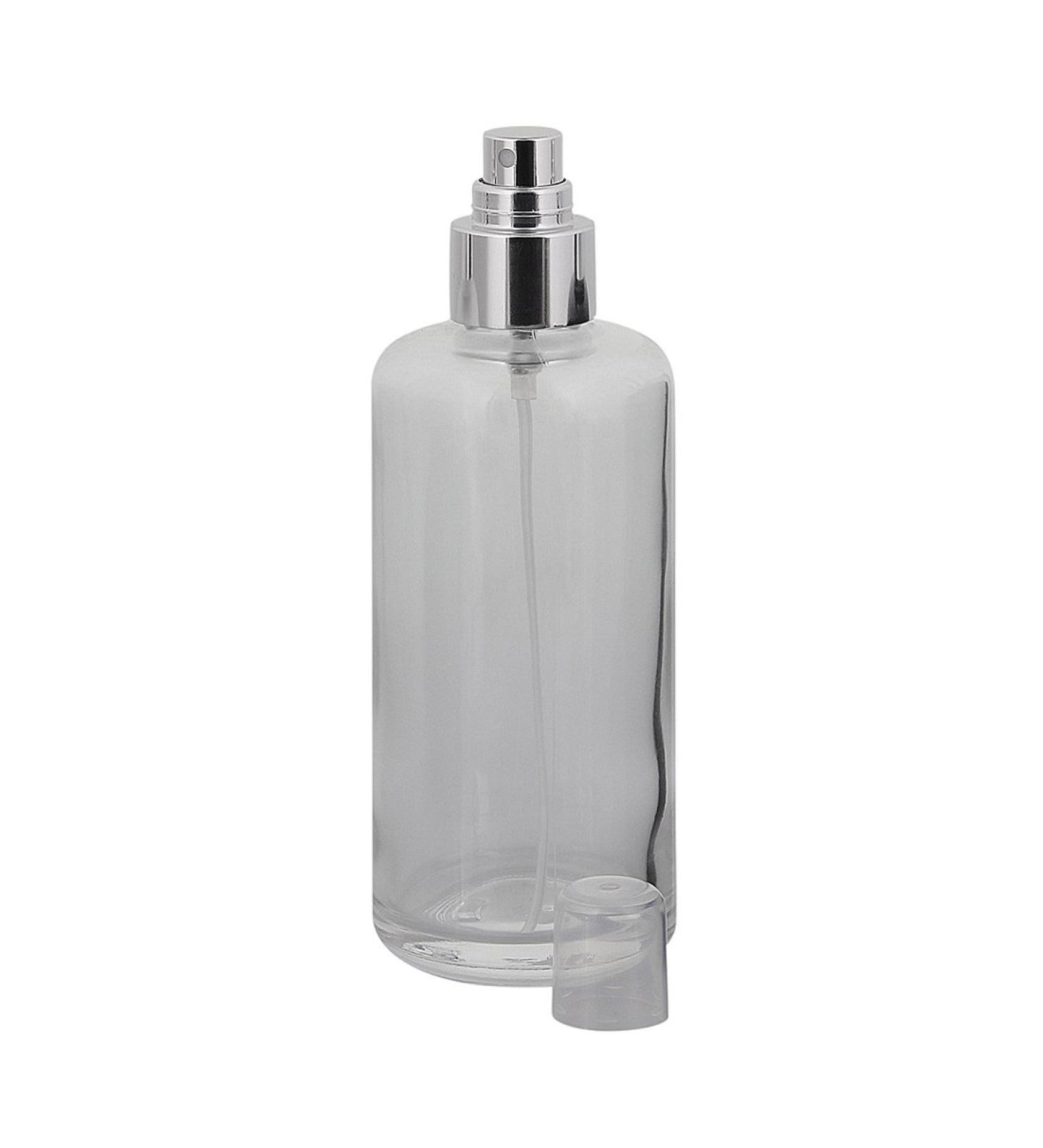 Kosmetex 200ml Clear Glass Atomizer Bottle with Silver Pump - Empty Flacon for Perfumes & Liquids - Buy Online on GoSupps.com