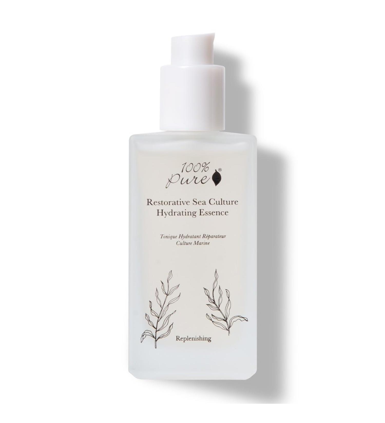 100% PURE Restorative Sea Essence Hydrating Toner Organic Witch Hazel Sea Kelp & Hyaluronic Acid Anti-Aging Alcohol-Free Facial Toner (4 Fl Oz) - Buy Online on GoSupps.com