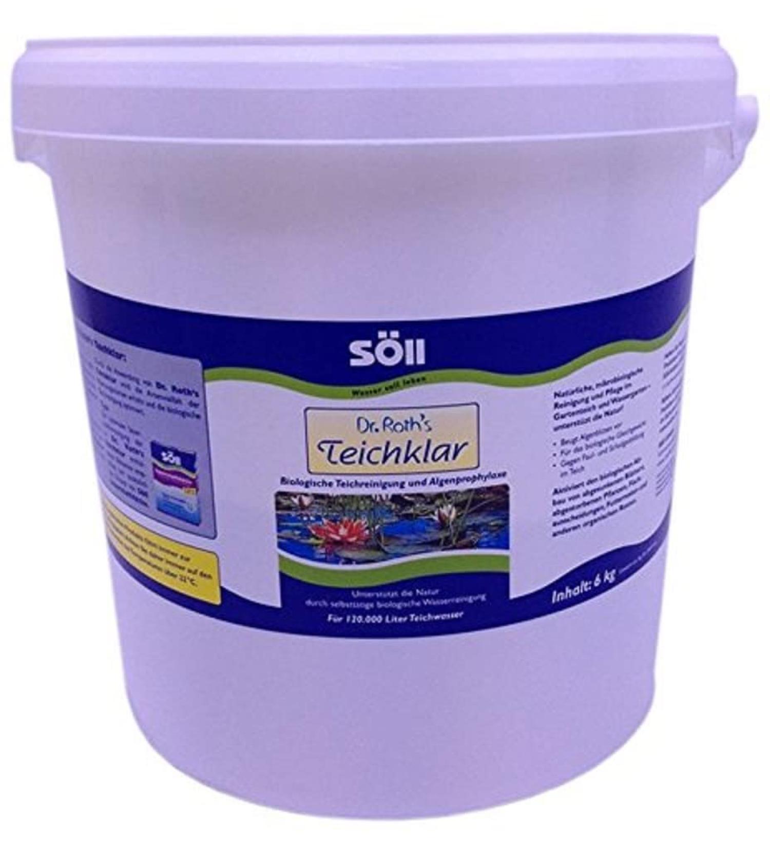 Dr. Roth's Pond Clear 6kg - Algae Prevention & Microbiological Water Cleaning for 120 000L Ponds | S ll 80383 - Buy Online on GoSupps.com