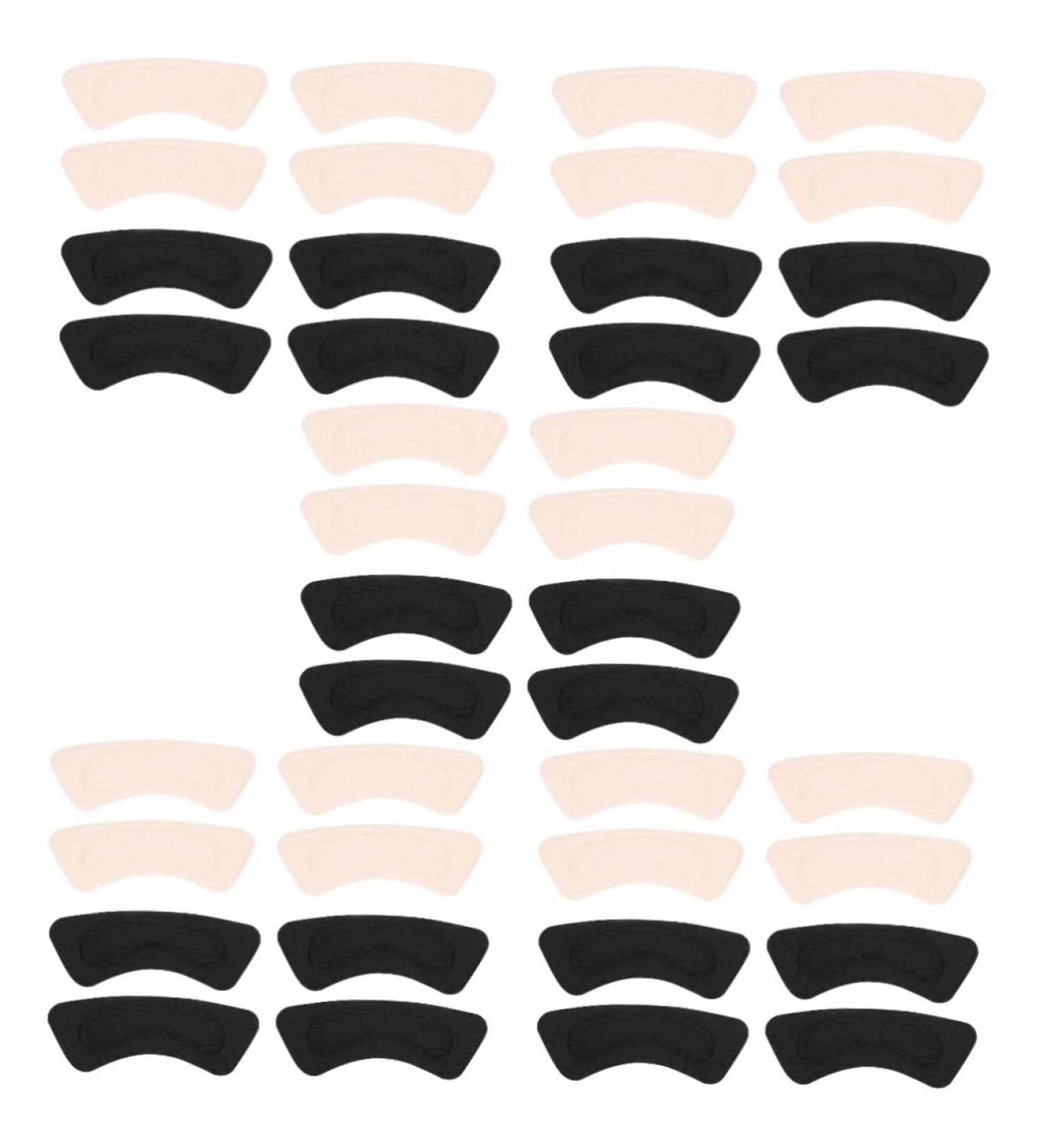 FOMIYES 20 Pairs Heel Stickers - Black Heel Cushion Pads for High Heels | Comfort & Support Foot Inserts - 4D Foam Technology - Buy Online on GoSupps.com
