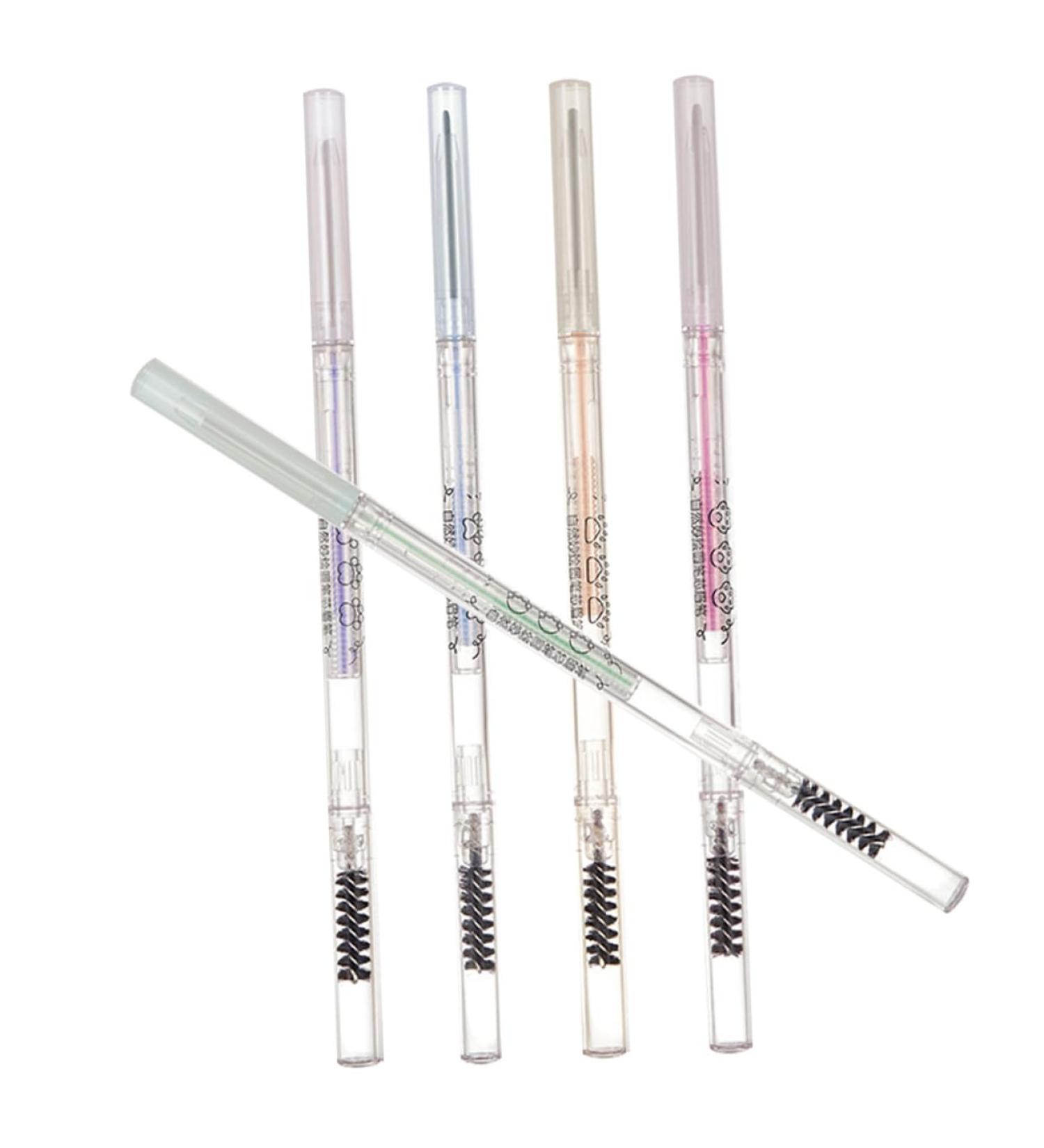 Alipis 5 pi ces Crayon Sourcils Double-embout Anti-sueur Couleurs Naturelles avec Brosse Portable Maquillage Femme - Buy Online on GoSupps.com