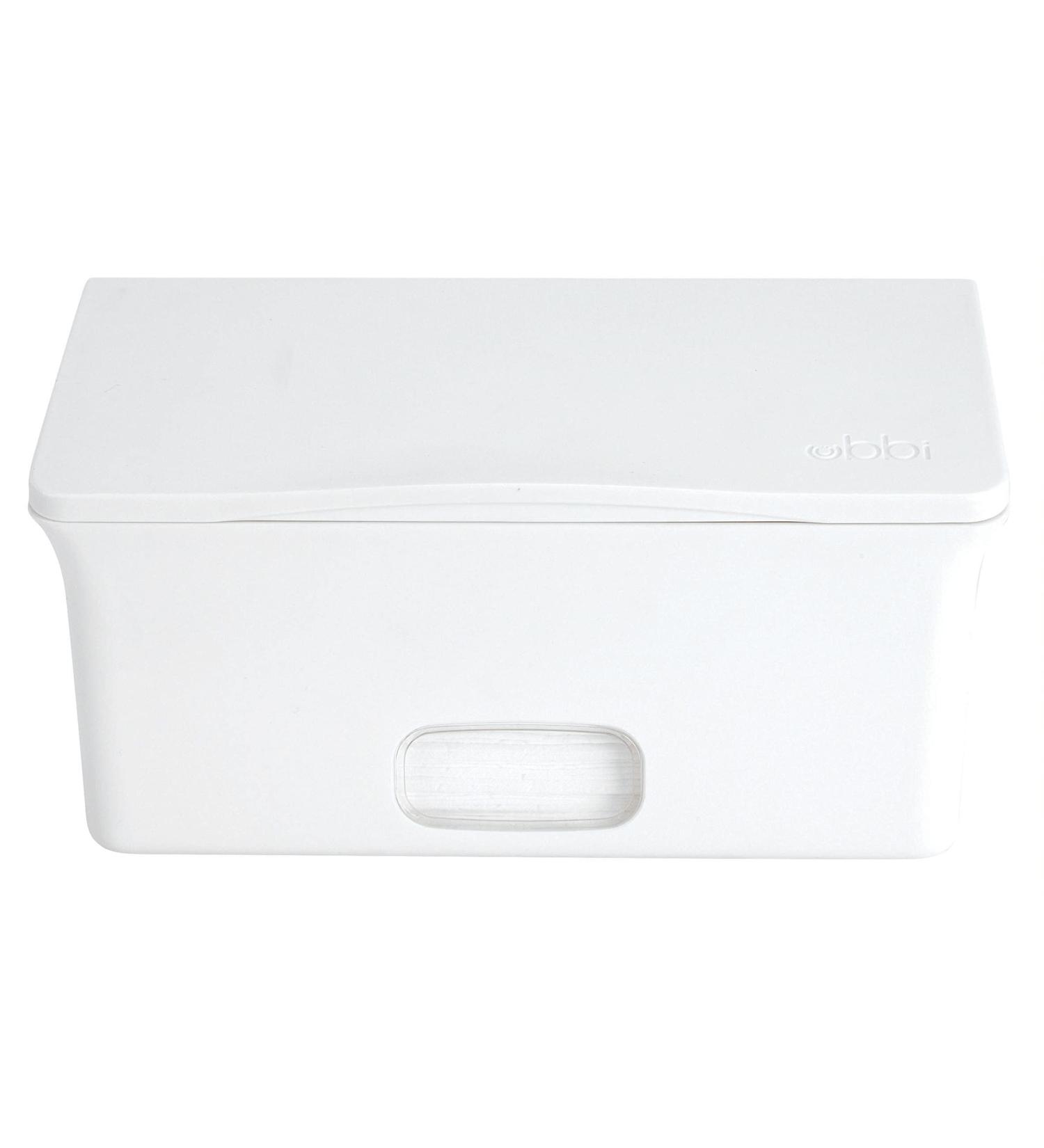 Ubbi Wet Wipes Box - Stylish White Wipes Dispenser for Easy Access | Shop Internationally - Buy Online on GoSupps.com