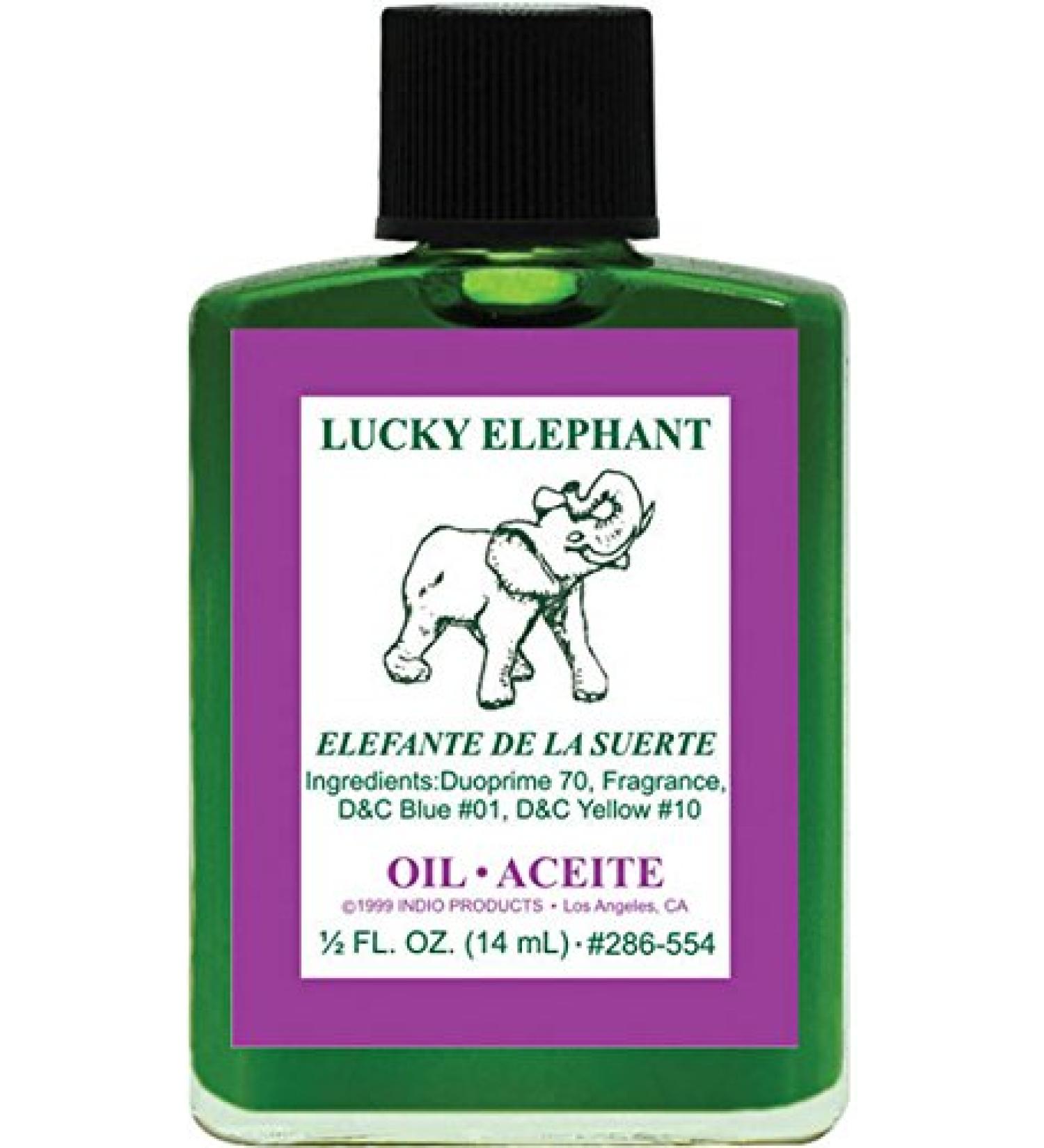 (1Pack) Indio Products Spiritual Anointing Oil- Lucky Elephant 1/2oz