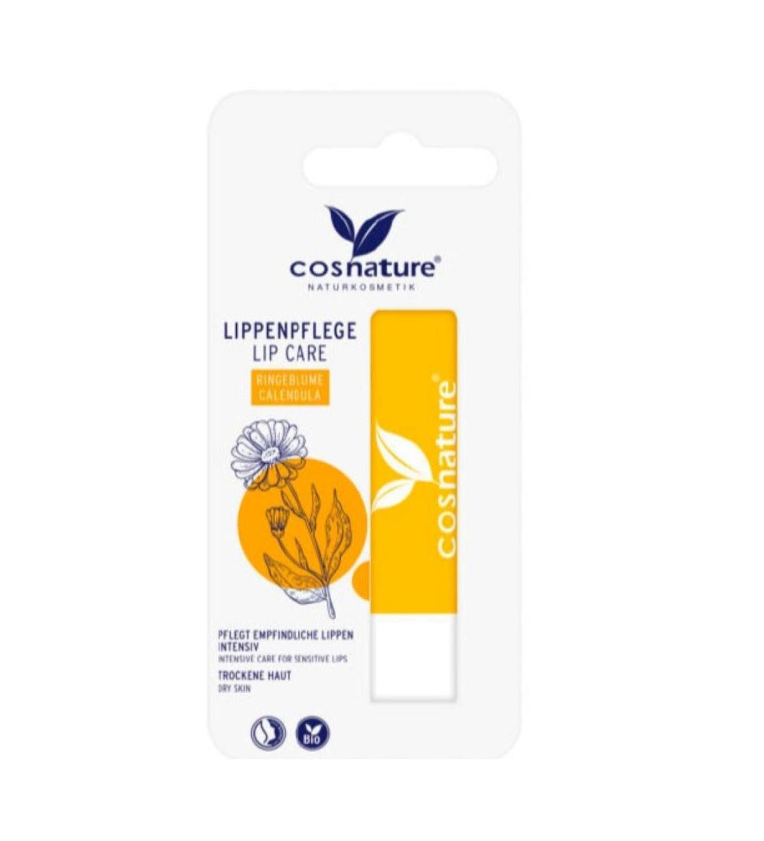 cosnature lip care marigold flower lip balm 4.8g