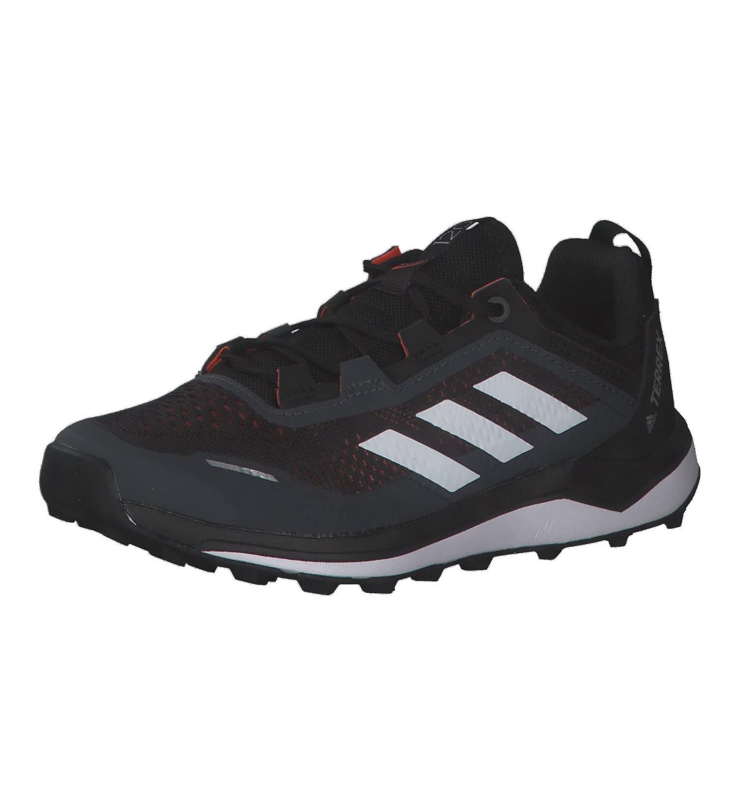 adidas Unisex Kids Terrex Agravic Flow Primegreen Trail Running Shoes - Core Black Crystal White Solar Red - Size 38 2/3 EU - International Shipping Available - Buy Online on GoSupps.com