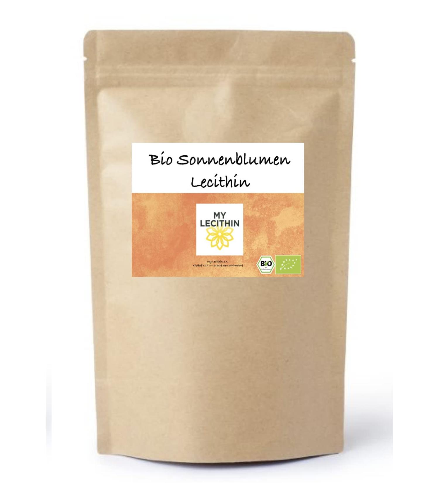 250gr organic sunflower lecithin powder allergen-free and GMO free