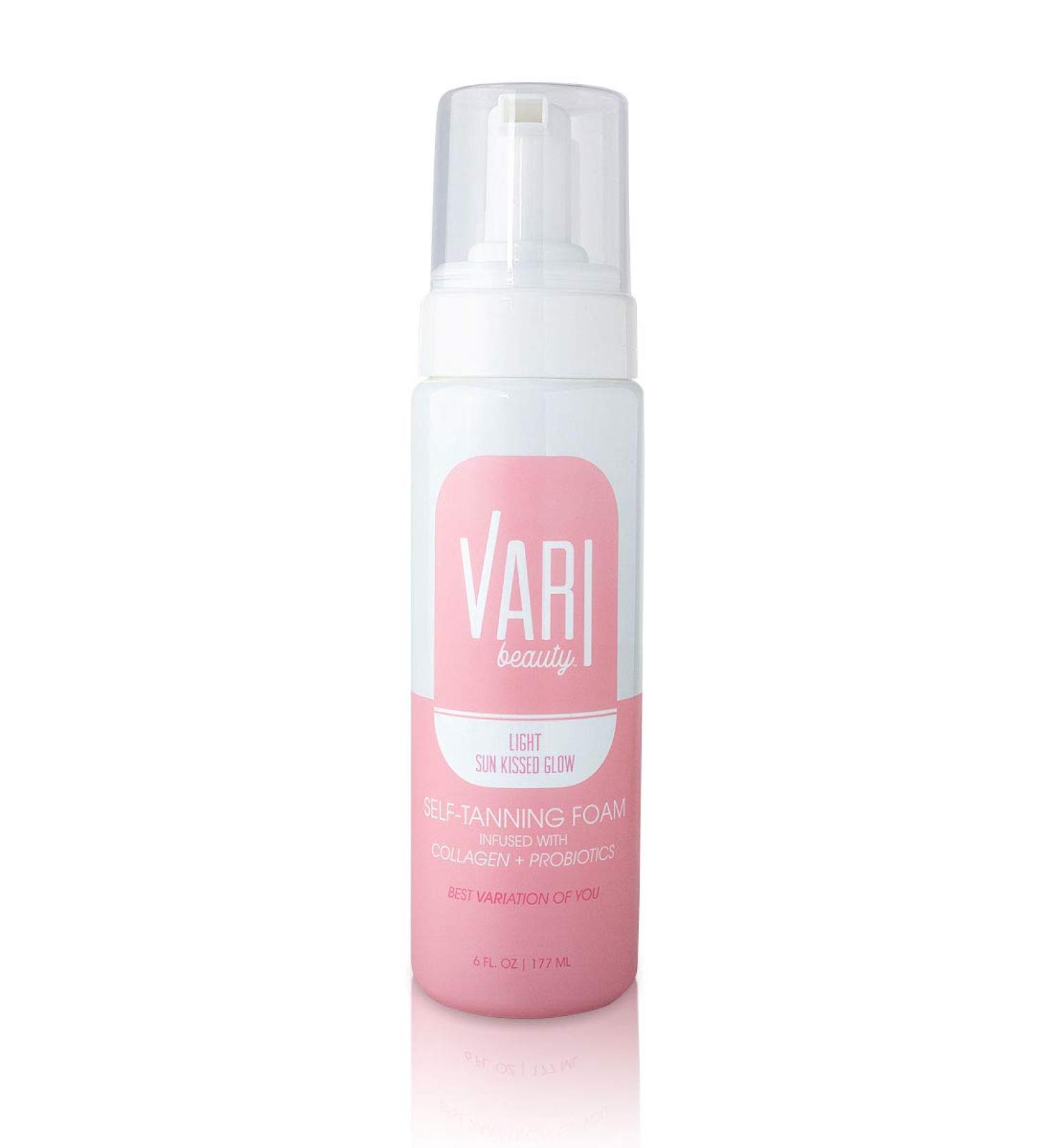 Australian Gold VARI Beauty Light Self-Tanning Foam - 6 Fl Oz | Natural Sun-Kissed Glow Collagen & Probiotics Quick Drying Streak Free - Shop Internationally - Buy Online on GoSupps.com