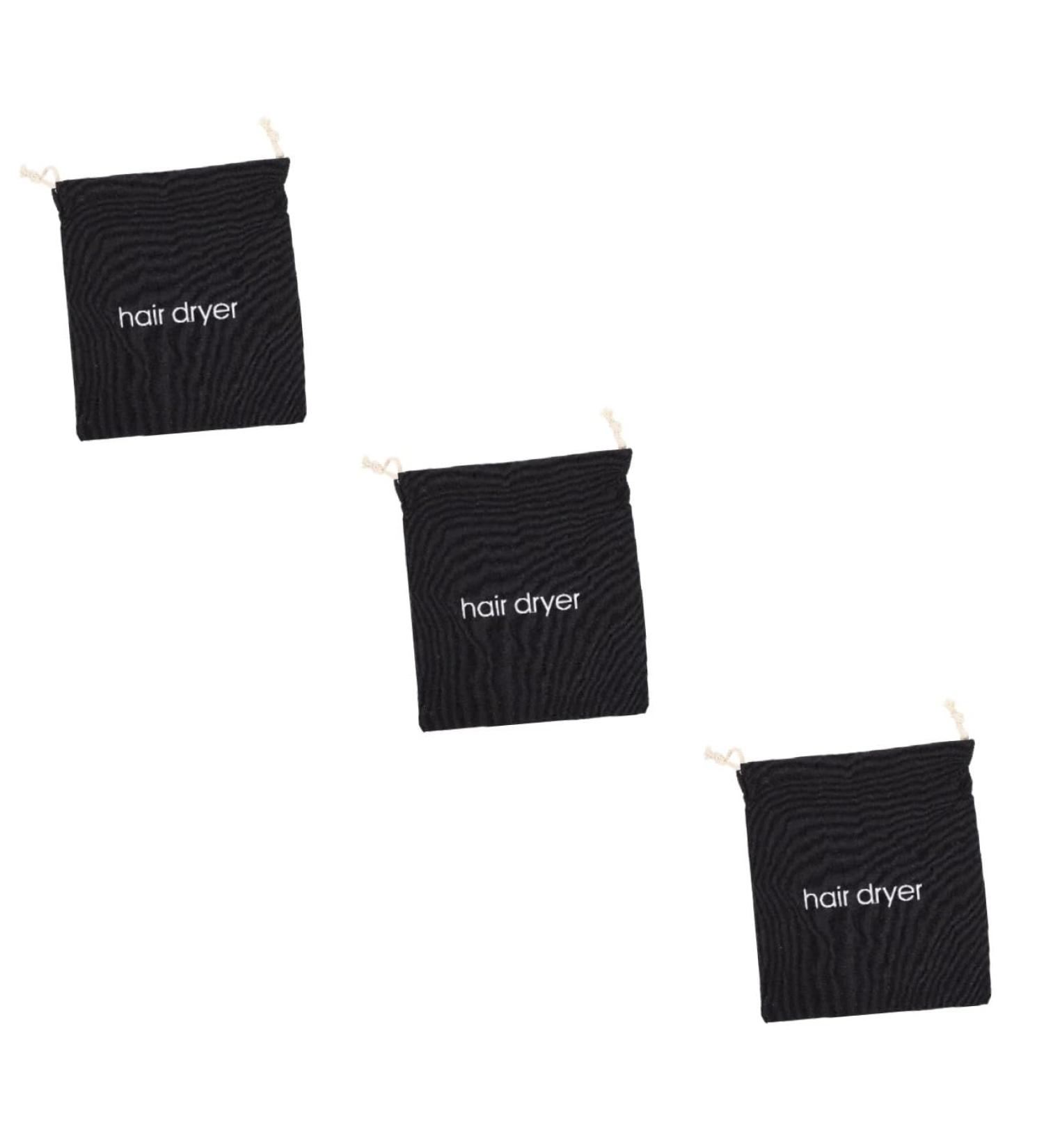 BELLIFFY 3pcs Hair Dryer Storage Bag Heat Resistant Hair Dryer Bag Hairdressing Canvas Cosmetic Bag Fabric - Buy Online on GoSupps.com