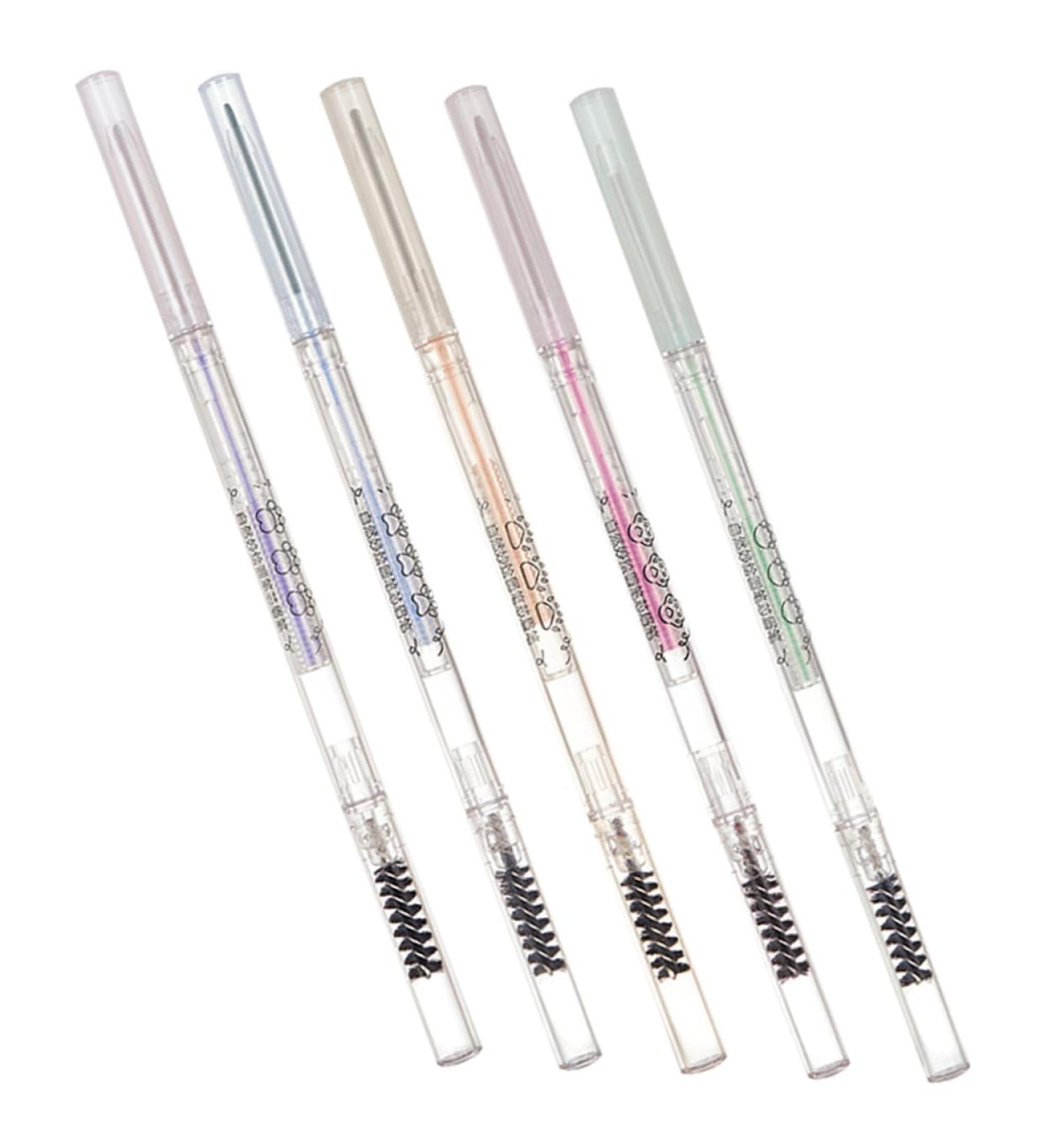 WOONEKY 5pcs Eyebrow Makeup Tools Brow Pencil Eyebrow Makeup Pencils Anti-perspiration Eyebrow Pens Paste - Buy Online on GoSupps.com