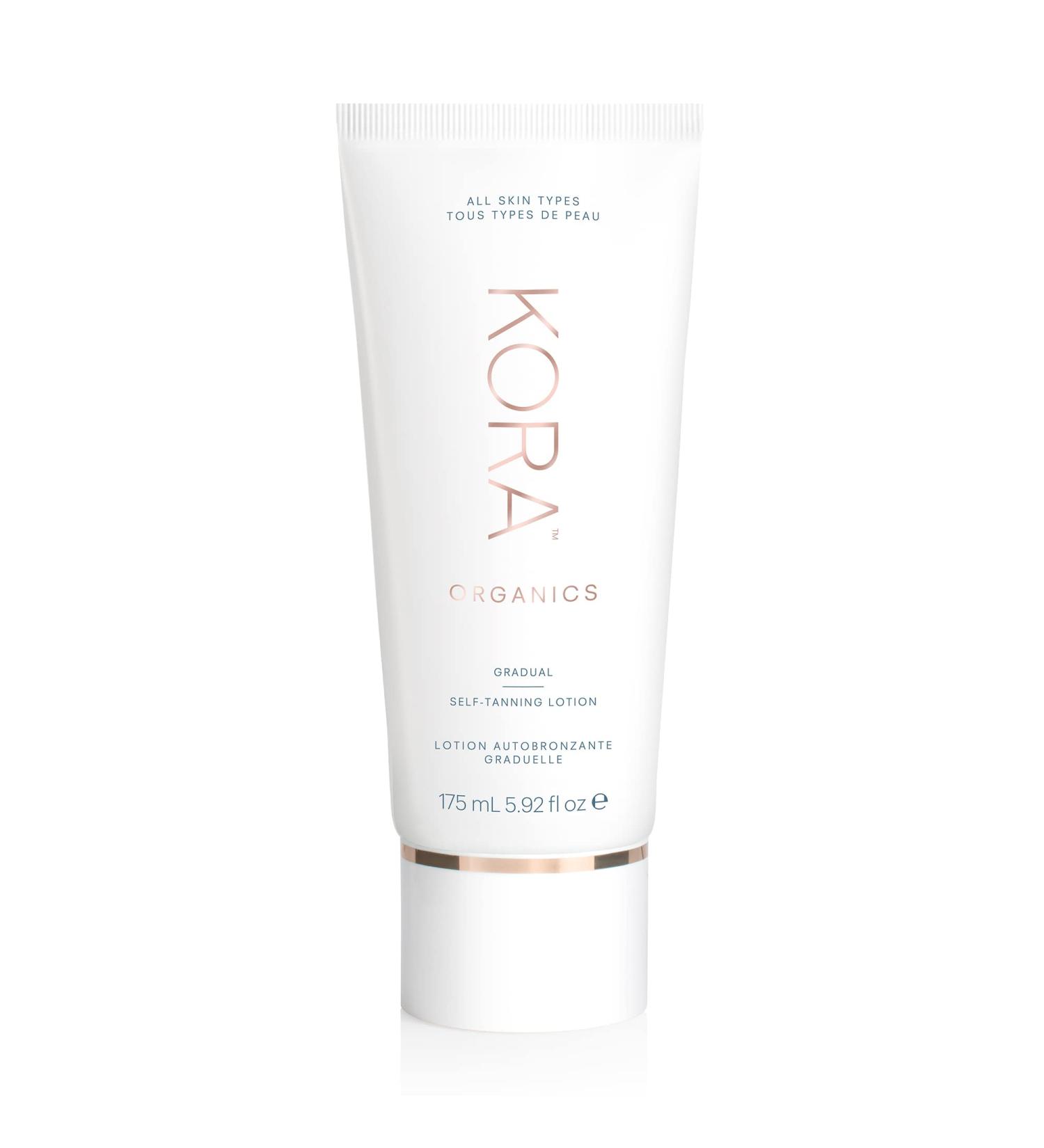 KORA Organics Gradual Self-Tanning Lotion - Quick Drying Certified Organic Cruelty Free 5.92 oz - Buy Online on GoSupps.com