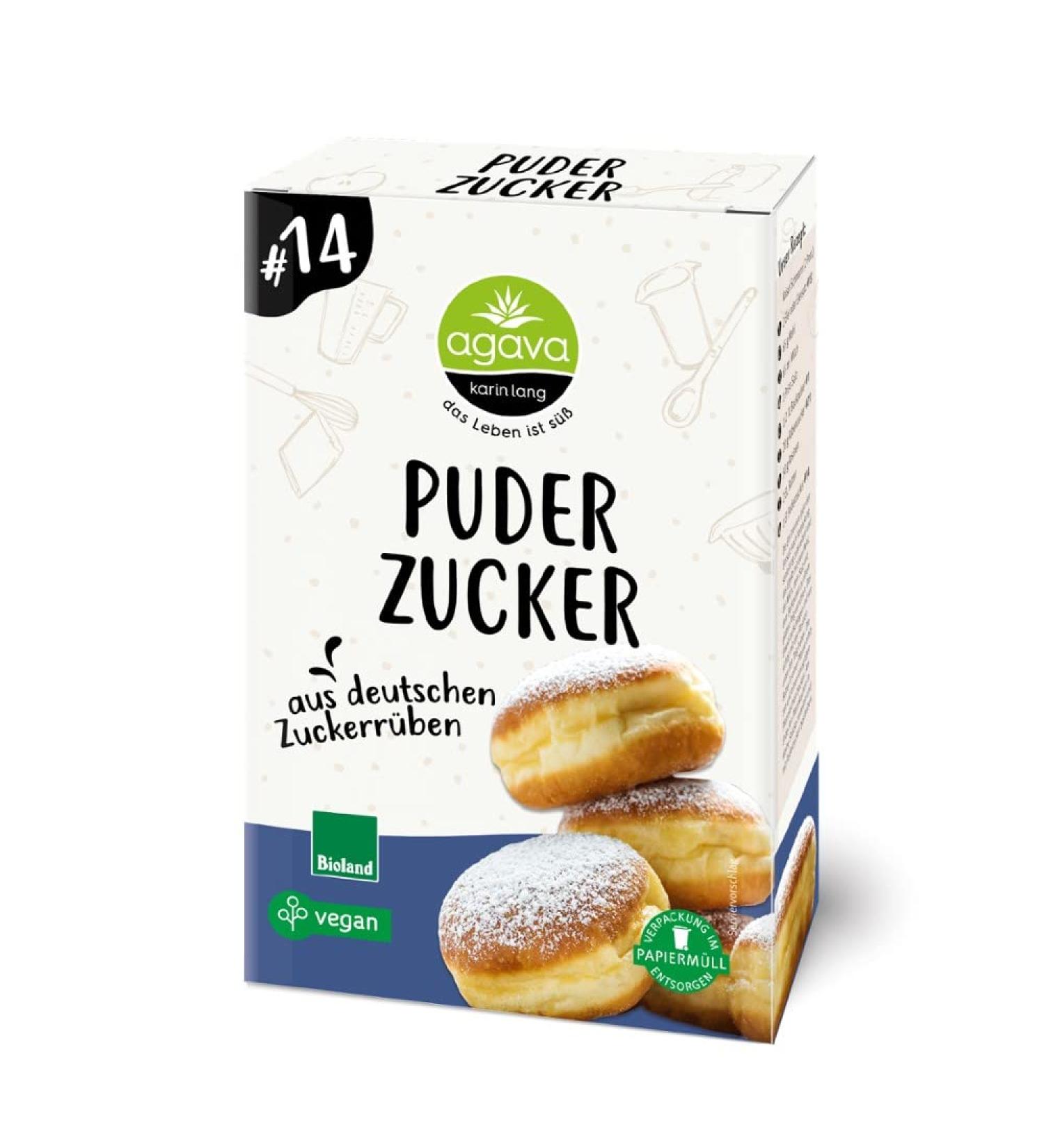 AGAVA Organic Icing Sugar 250g (Pack of 2) 250 g (Pack of 2)