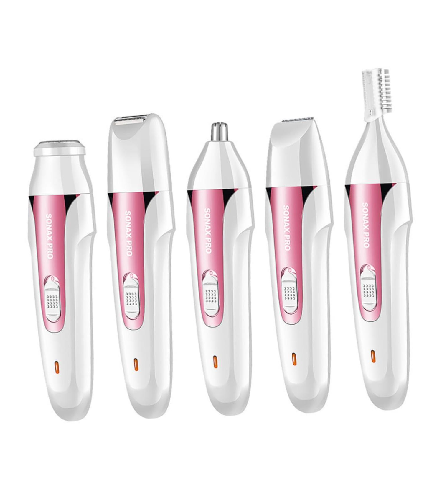 MERRYHAPY Nose Hair Trimmer for Men - 5-in-1 Electric Shaver & Razor Blades | Ultimate Nasal Hair Removal & Grooming Tool - Buy Online on GoSupps.com