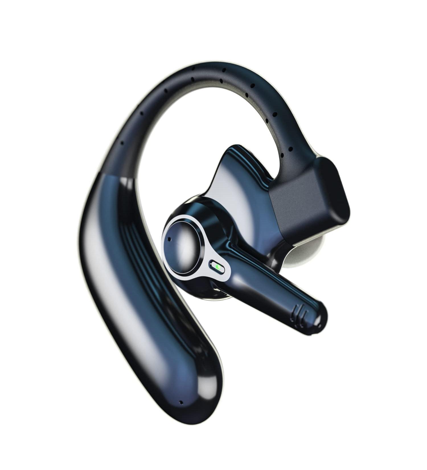 emotal Dual-Mic AI Noise Cancelling Bluetooth Headset | 10 Days Standby | 30Hrs HD Talktime | IPX6 Waterproof & Ultralight | Ideal for Driving/Truckers/Business | EM-BT01 - Buy Online on GoSupps.com