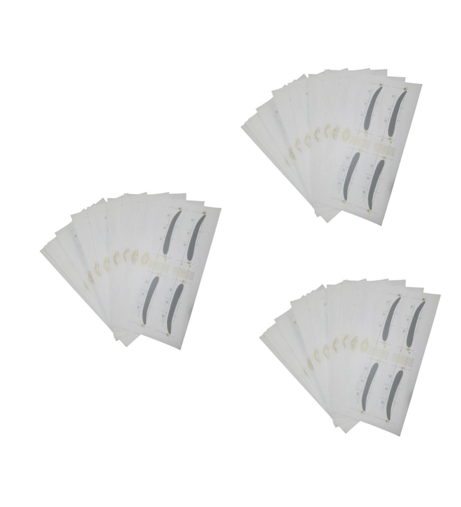 MAGICLULU 36 Pcs 48 Eyebrow Card Eyebrow Tracer Eyebrow Stencil Kit Eyebrow Grooming Stencils Non Woven Quick - Buy Online on GoSupps.com