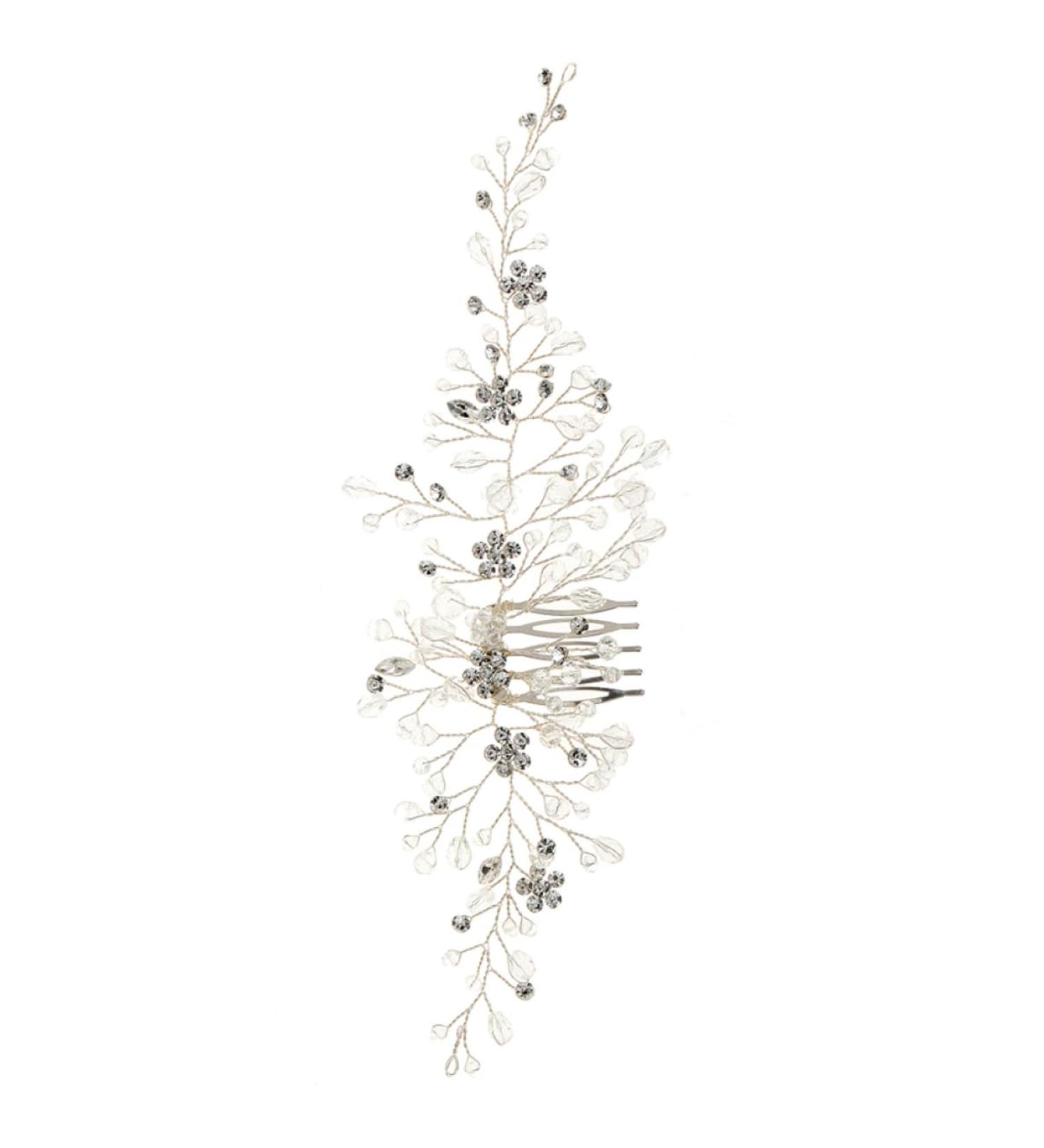 Abaodam Piece Wedding Hair Accessories Wedding Hair Clip Rhinestone Hair Clips Gold Hair Clips Bridal Hair Accessories Hair Comb Wedding Side Hair Comb Rhinestones Bride Headband Girl - Buy Online on GoSupps.com