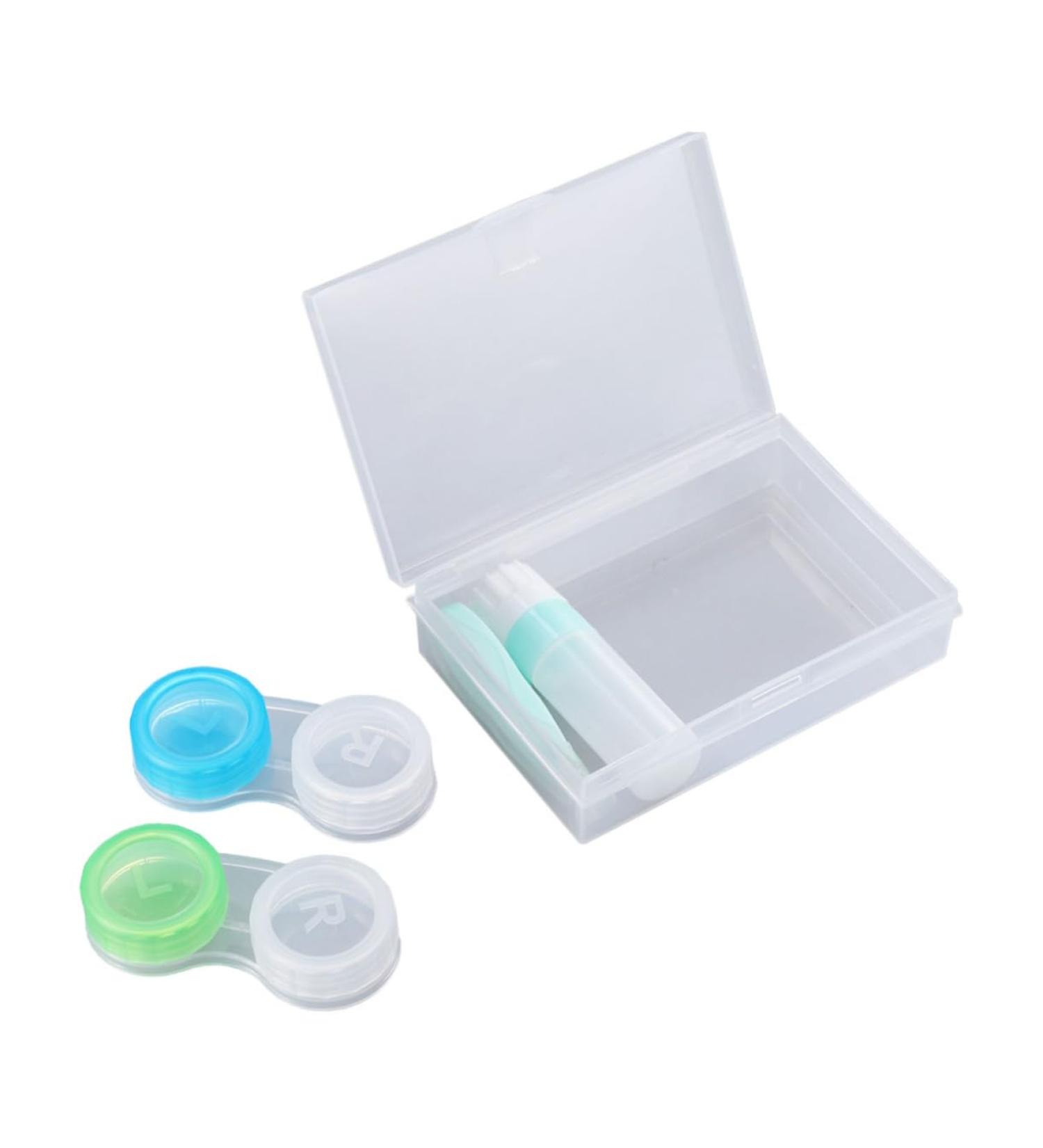 JECOMPRIS Contact Lens Case - 2pcs Double Lens Storage Box | Cute & Durable Lens Cases for International Shipping - Buy Online on GoSupps.com