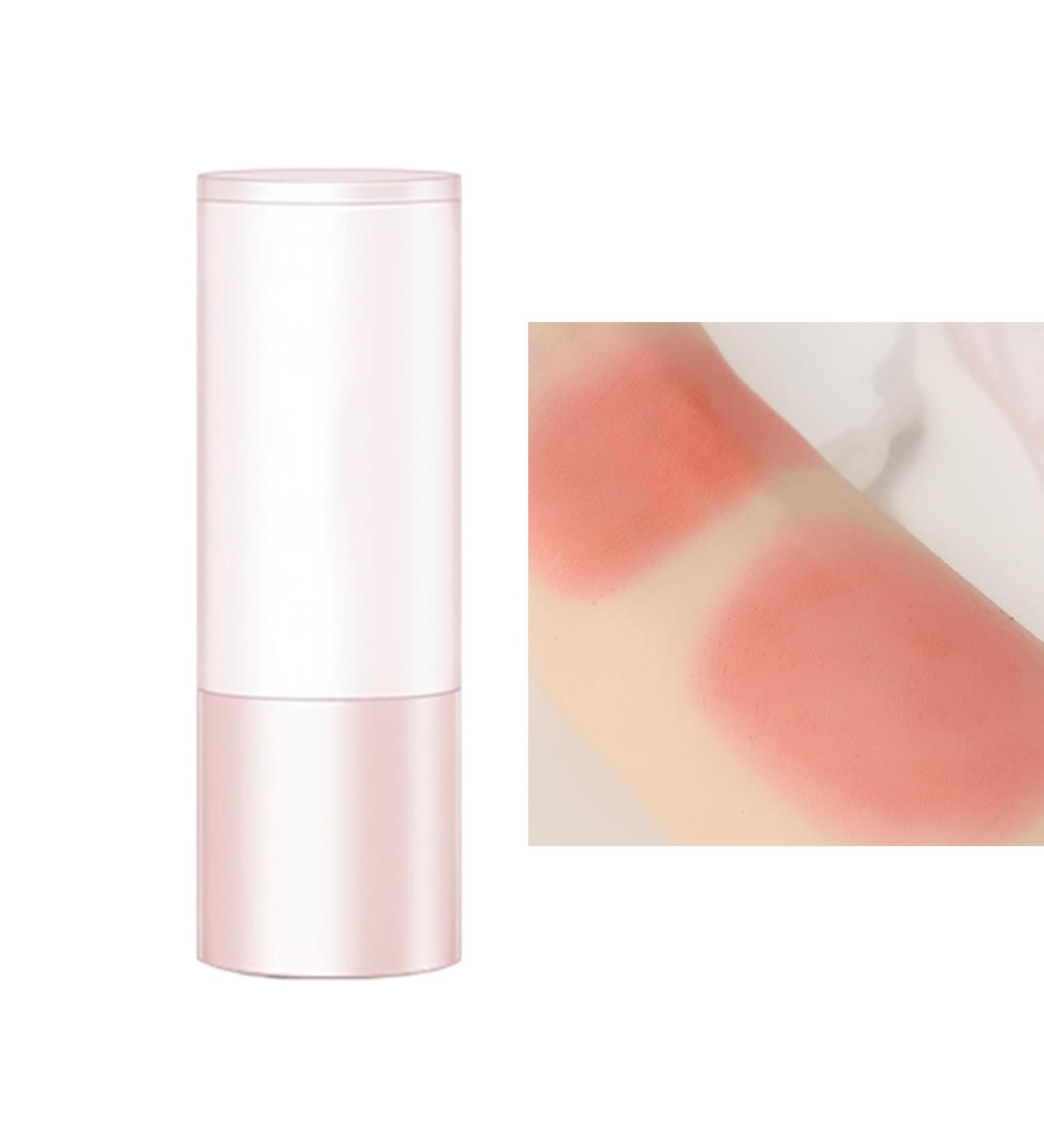 Cream Blush Stick | Smooth Blush Wand with Sponge Head Face Makeup for Cheeks & Lip & Eyeshadow Makeup Powder Blush Contour Stick Easy Application 1.5g #04Back to Sweet Apricot - Buy Online on GoSupps.com
