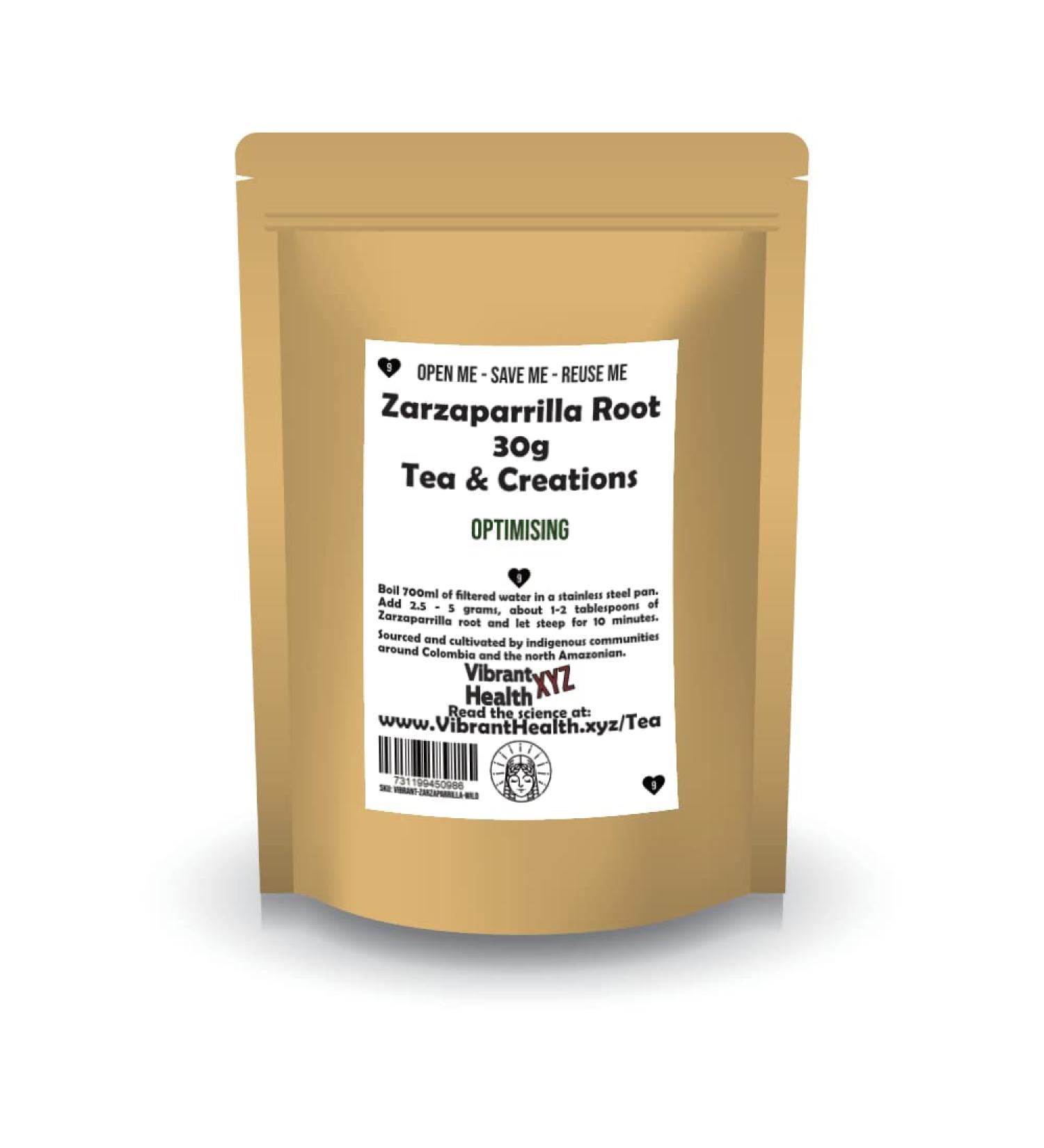 Wild Harvested Zarzaparrilla - Loose Leaf Herbal Tea - Optimize 30g - Buy Online on GoSupps.com