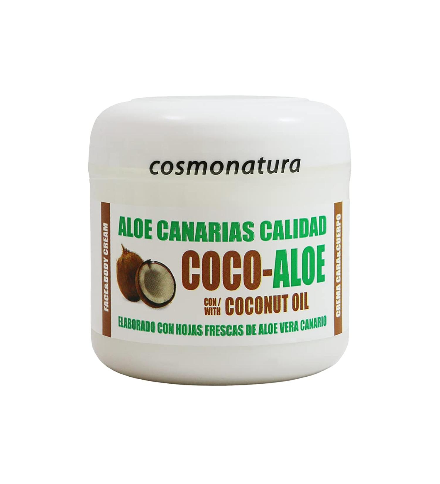 Aloe Canarias Coconut Cream for Face & Body - 300 ml | Hydrating Skincare for All Skin Types - International Shipping Available - Buy Online on GoSupps.com